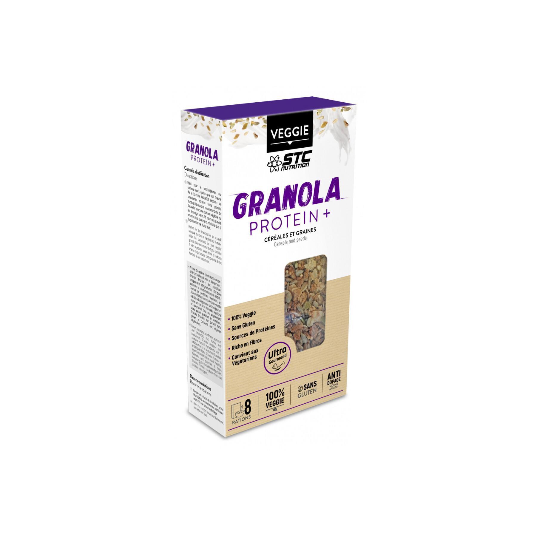 Granola proteïne+ STC Nutrition céreales & graines - 452g