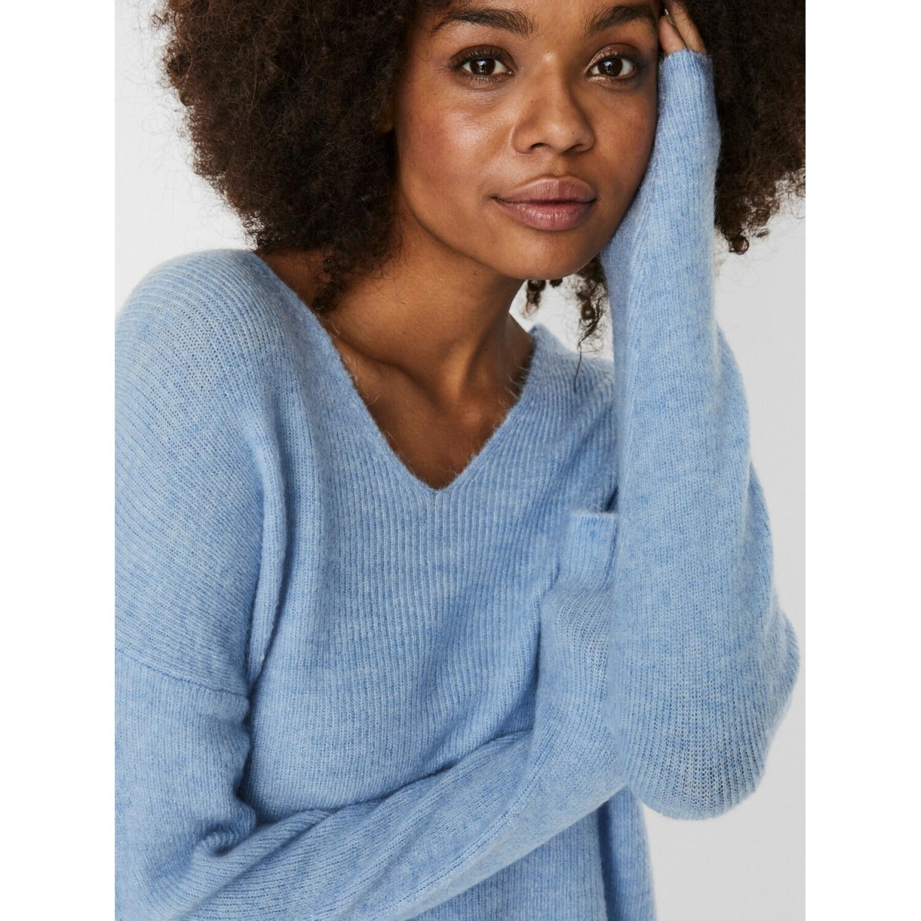 V-hals trui voor vrouwen Vero Moda vmcrewlefile