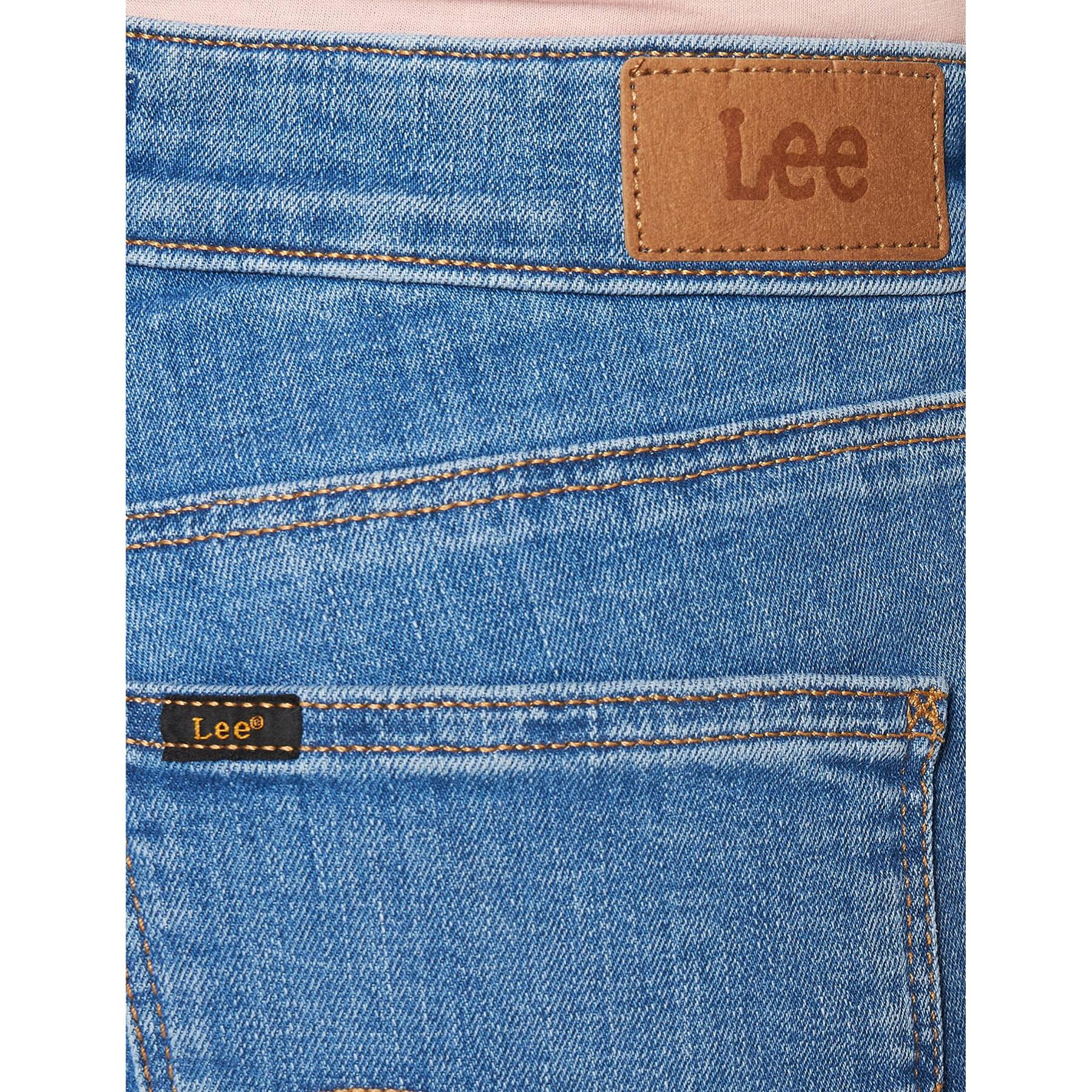 Damesjeans Lee Marion Straight in Mid Lina