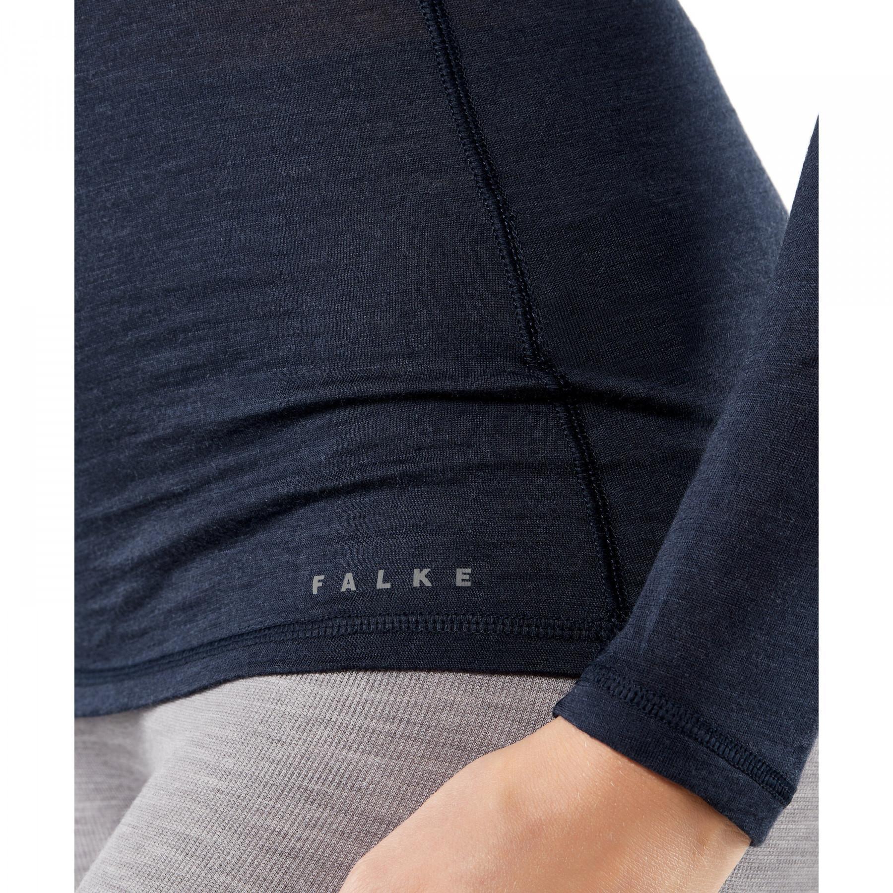 Dames-T-shirt met lange mouwen Falke Silk-Wool
