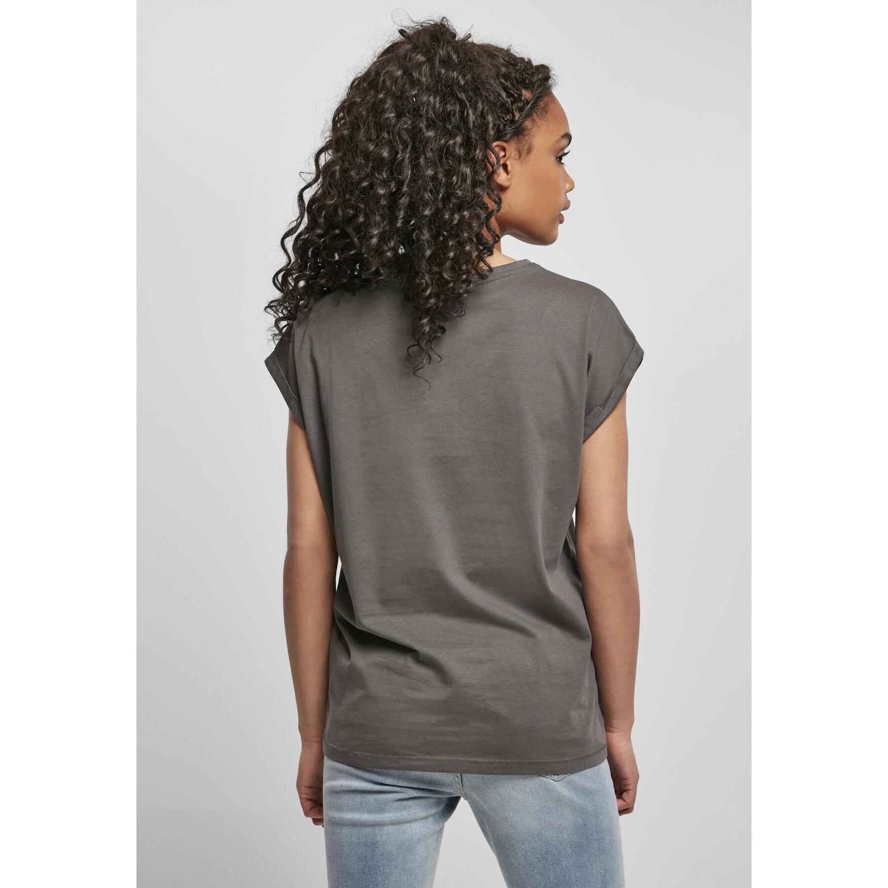 Dames-T-shirt Urban Classics extended shoulder-grandes tailles