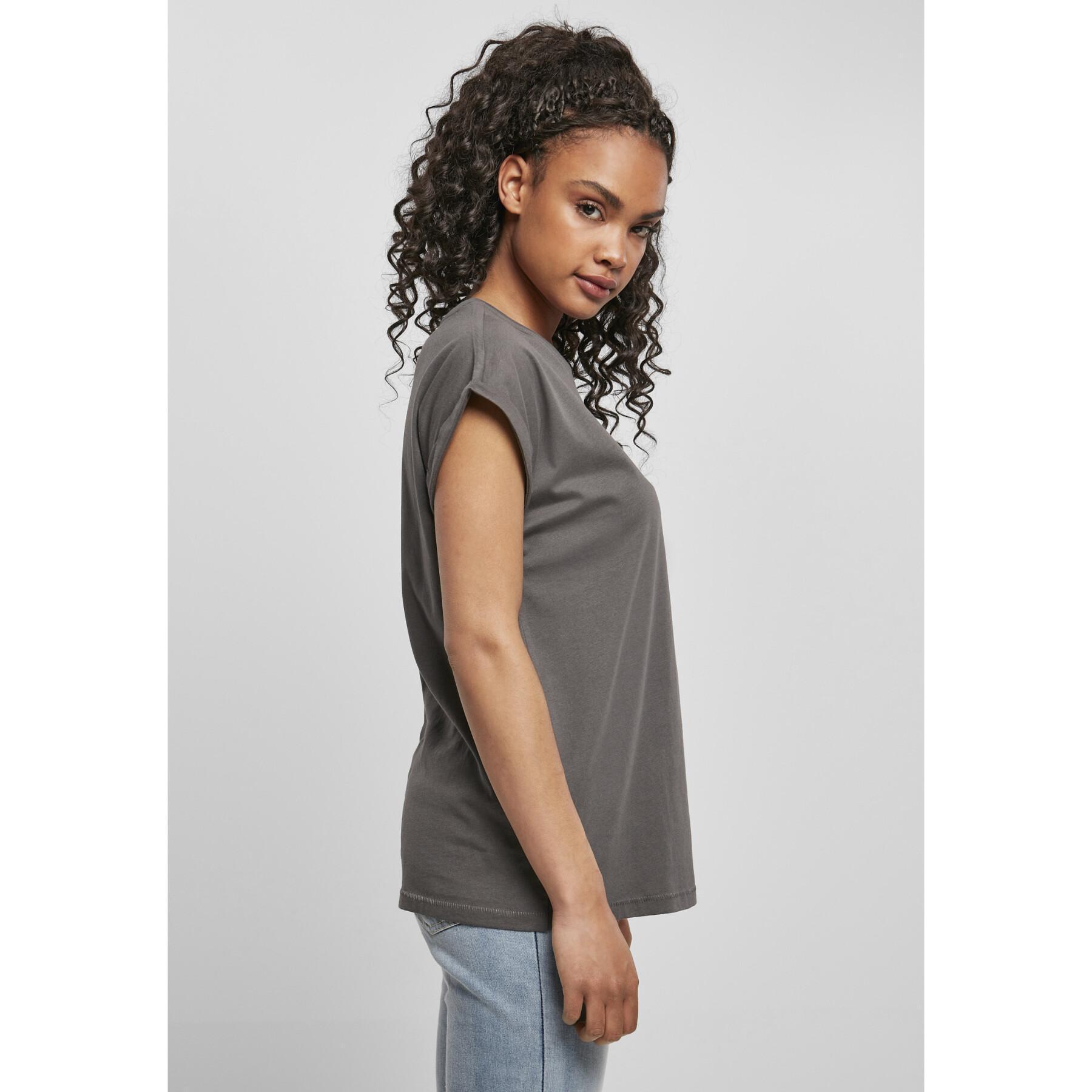 Dames-T-shirt Urban Classics extended shoulder-grandes tailles
