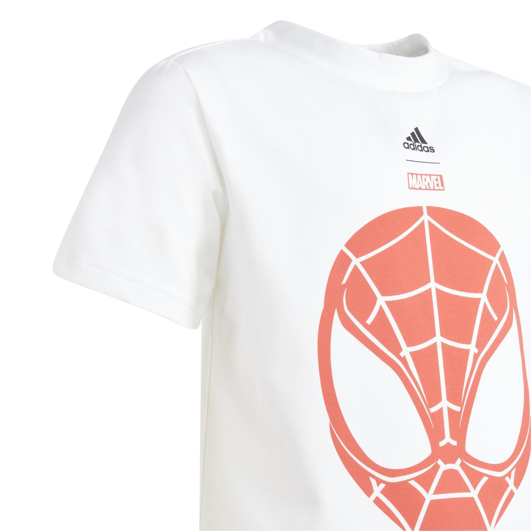 Baby t-shirt en shortset adidas X Marvel Spider-Man