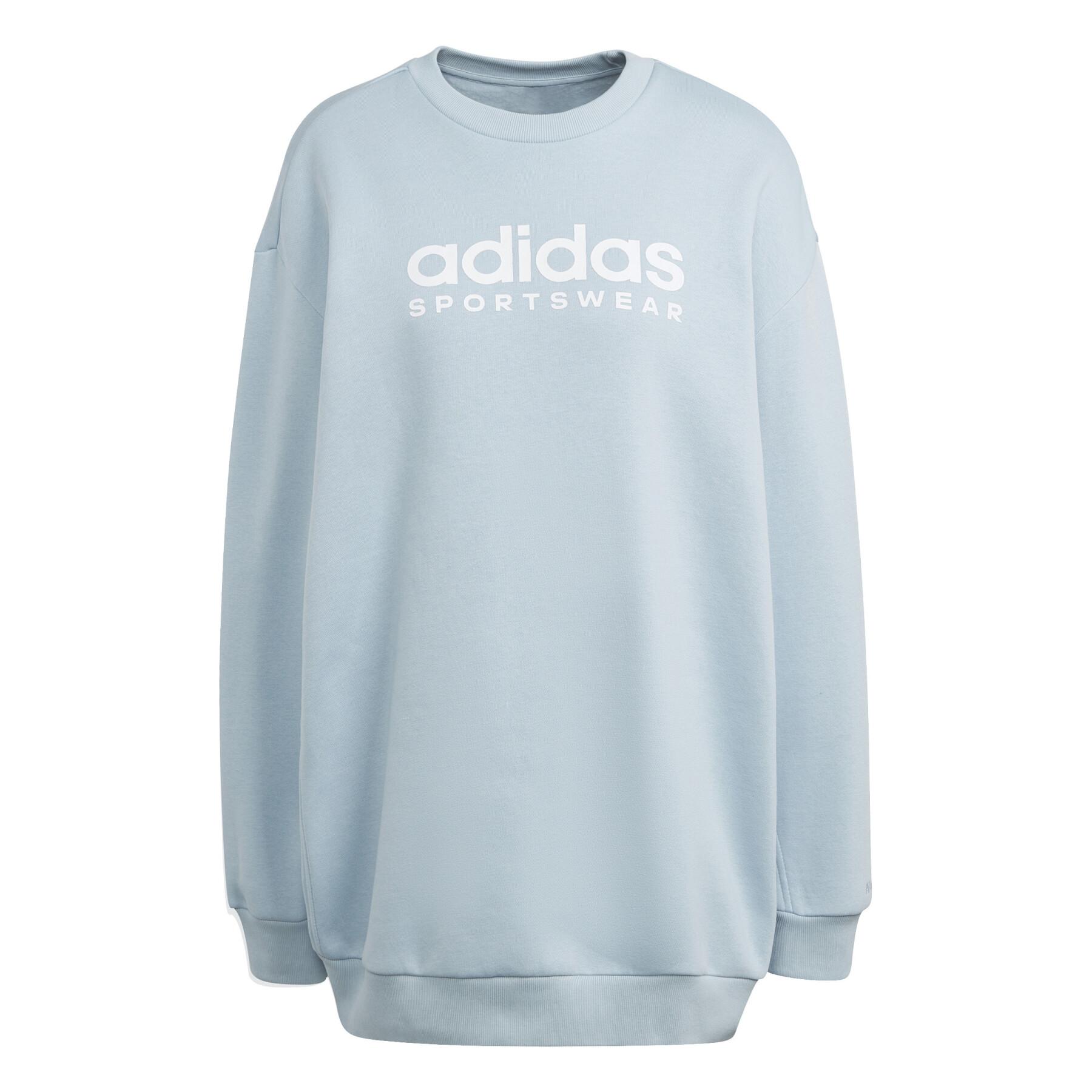 Grafisch fleece sweatshirt voor dames adidas AllL SZN