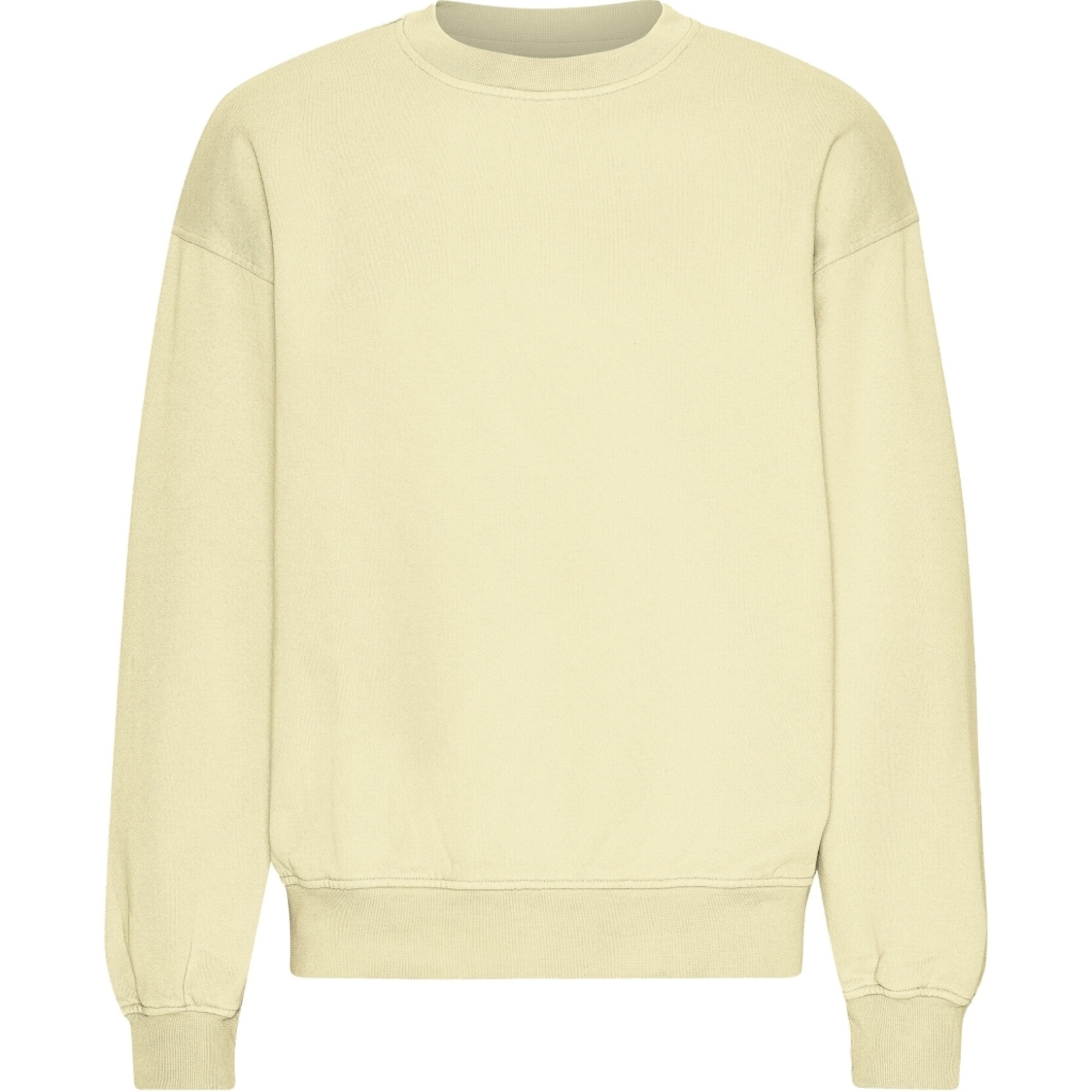 Oversized sweatshirt met ronde hals Colorful Standard Organic Soft Yellow