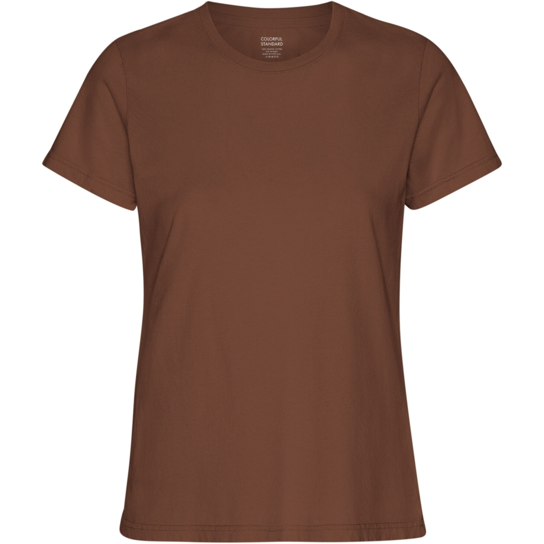 Dames-T-shirt Colorful Standard Light Organic Cinnamon Brown