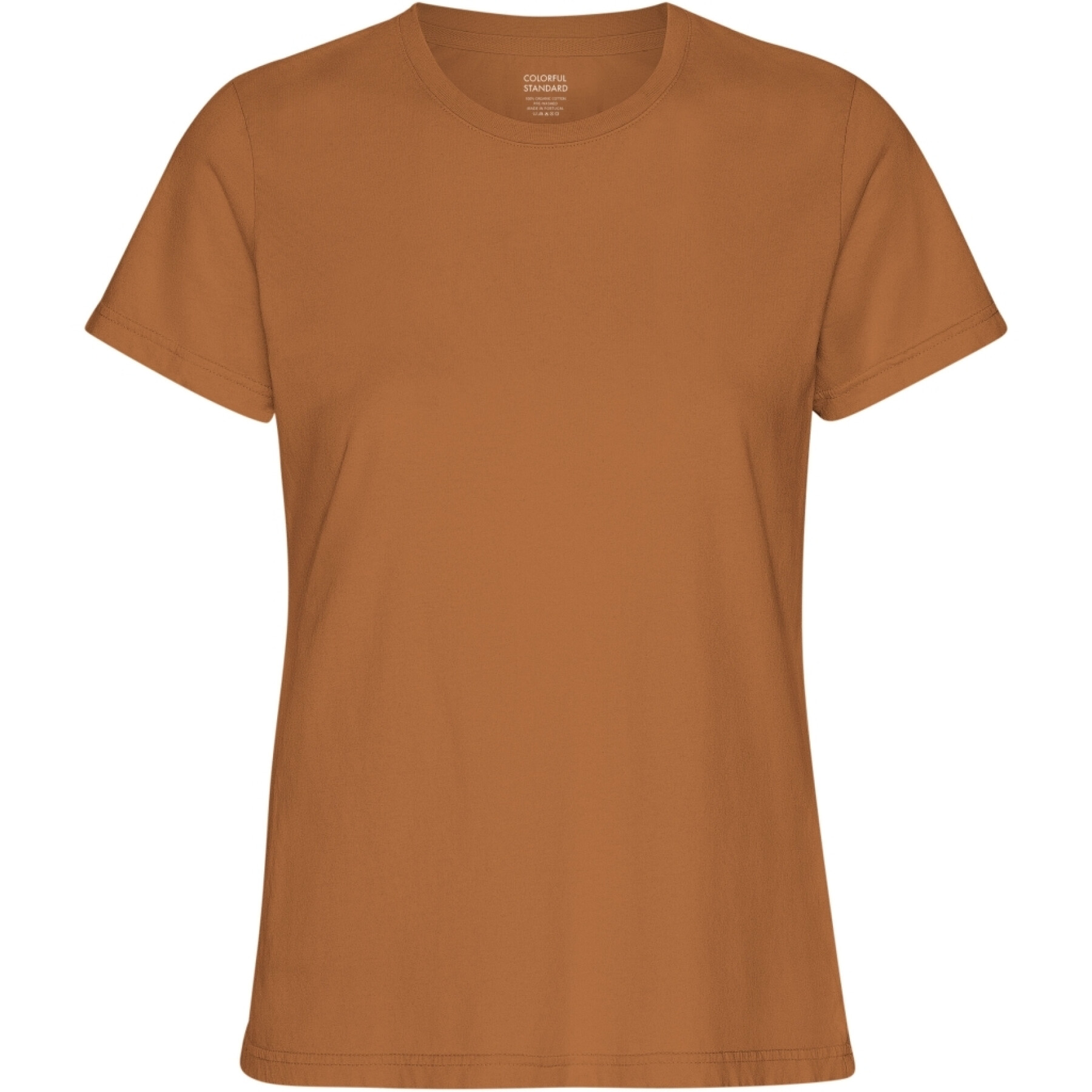 Dames-T-shirt Colorful Standard Light Organic Ginger Brown