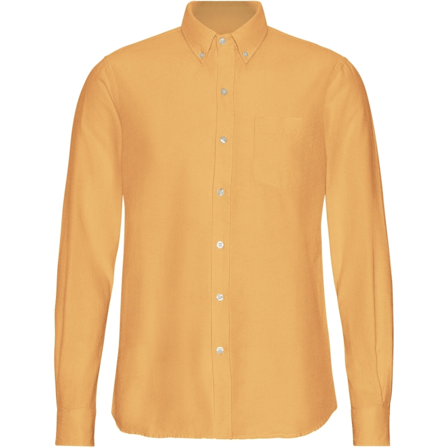 Button-down overhemd Colorful Standard Organic Sandstone Orange