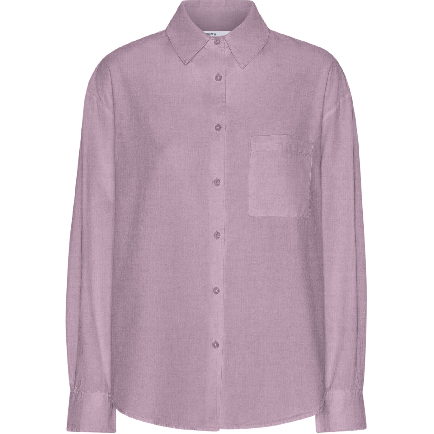 Damesoverhemd Colorful Standard Organic Pearly Purple