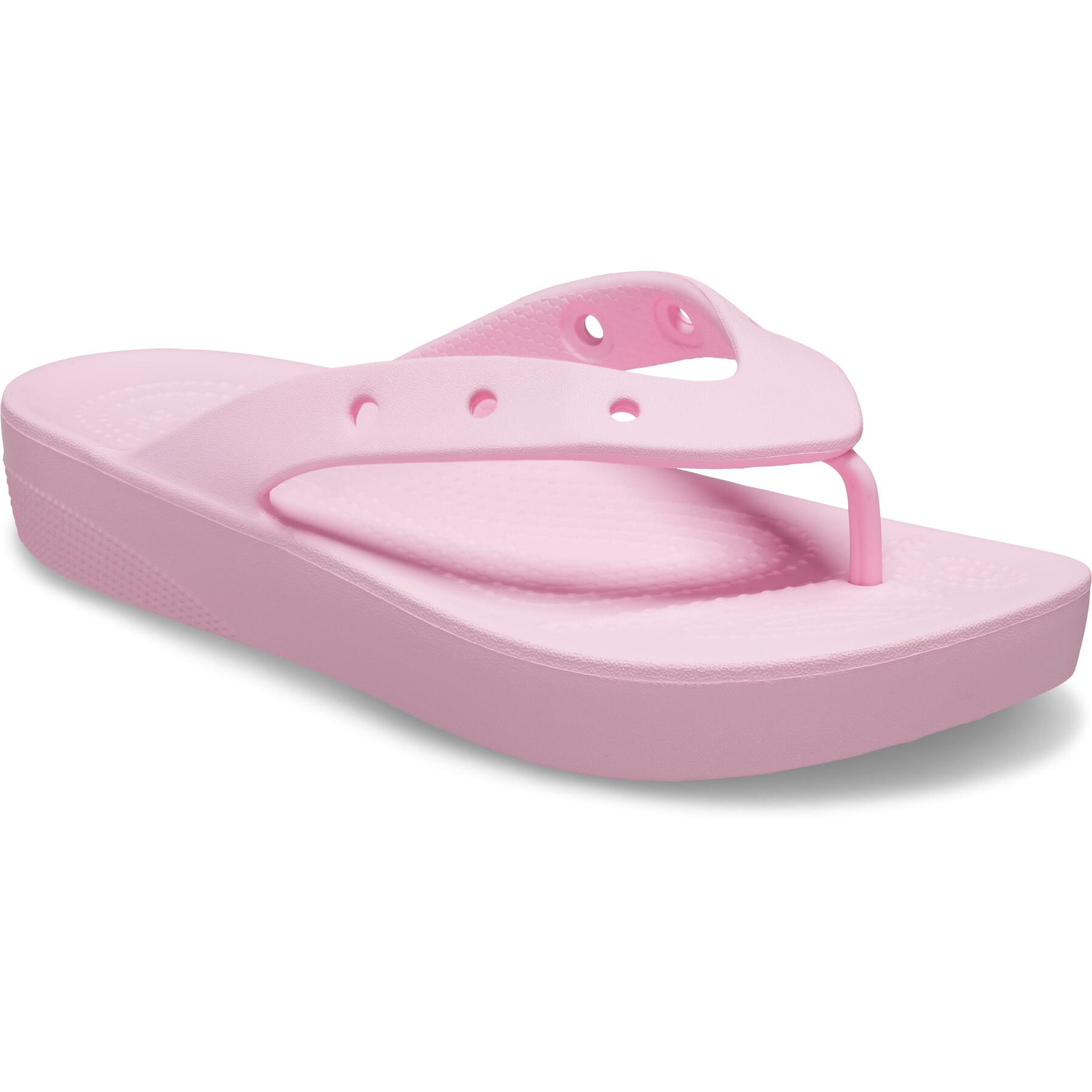 Vrouwenslippers Crocs Classic Platform Flip
