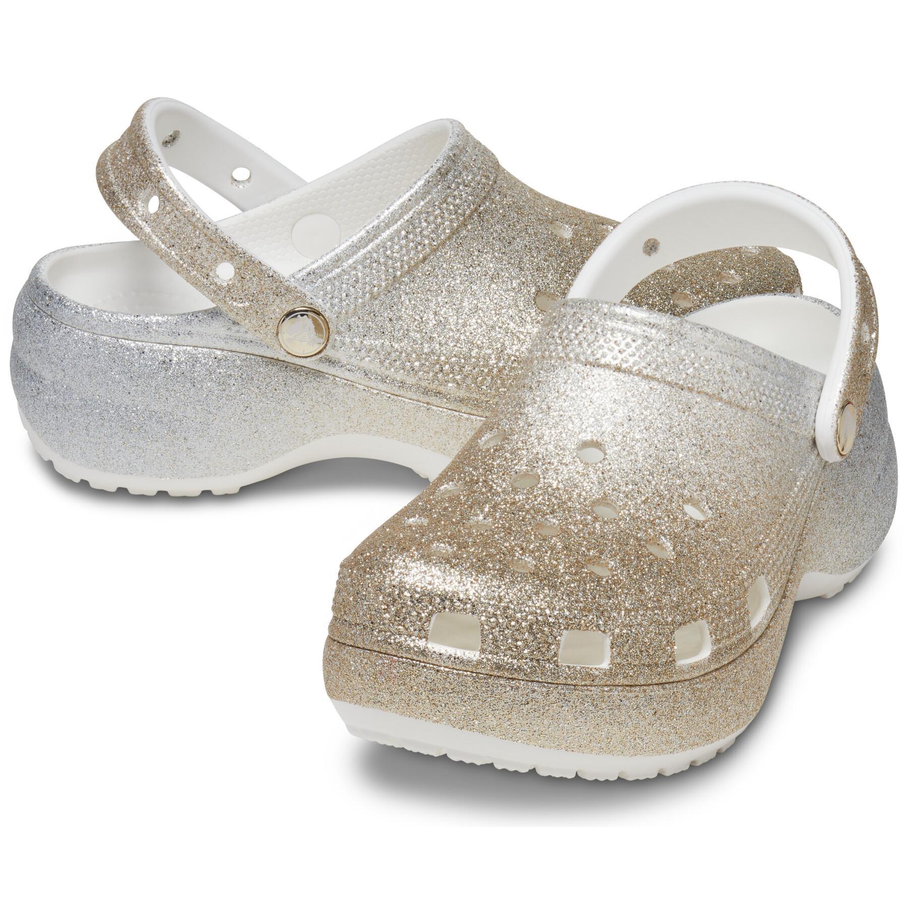 Damesklompen Crocs Clsc Platform Ombre Glitter