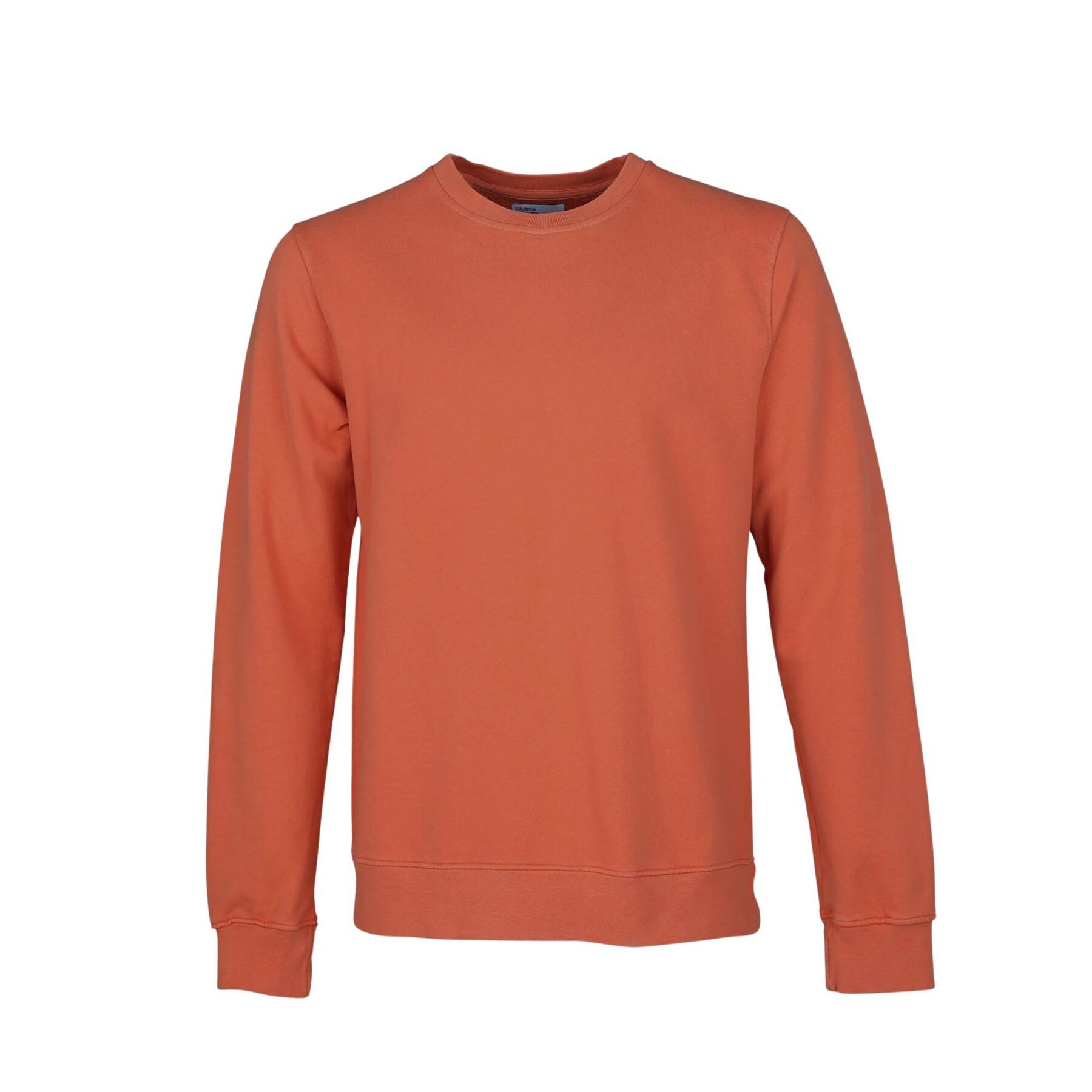 Sweatshirt ronde hals Colorful Standard Classic Organic dark amber
