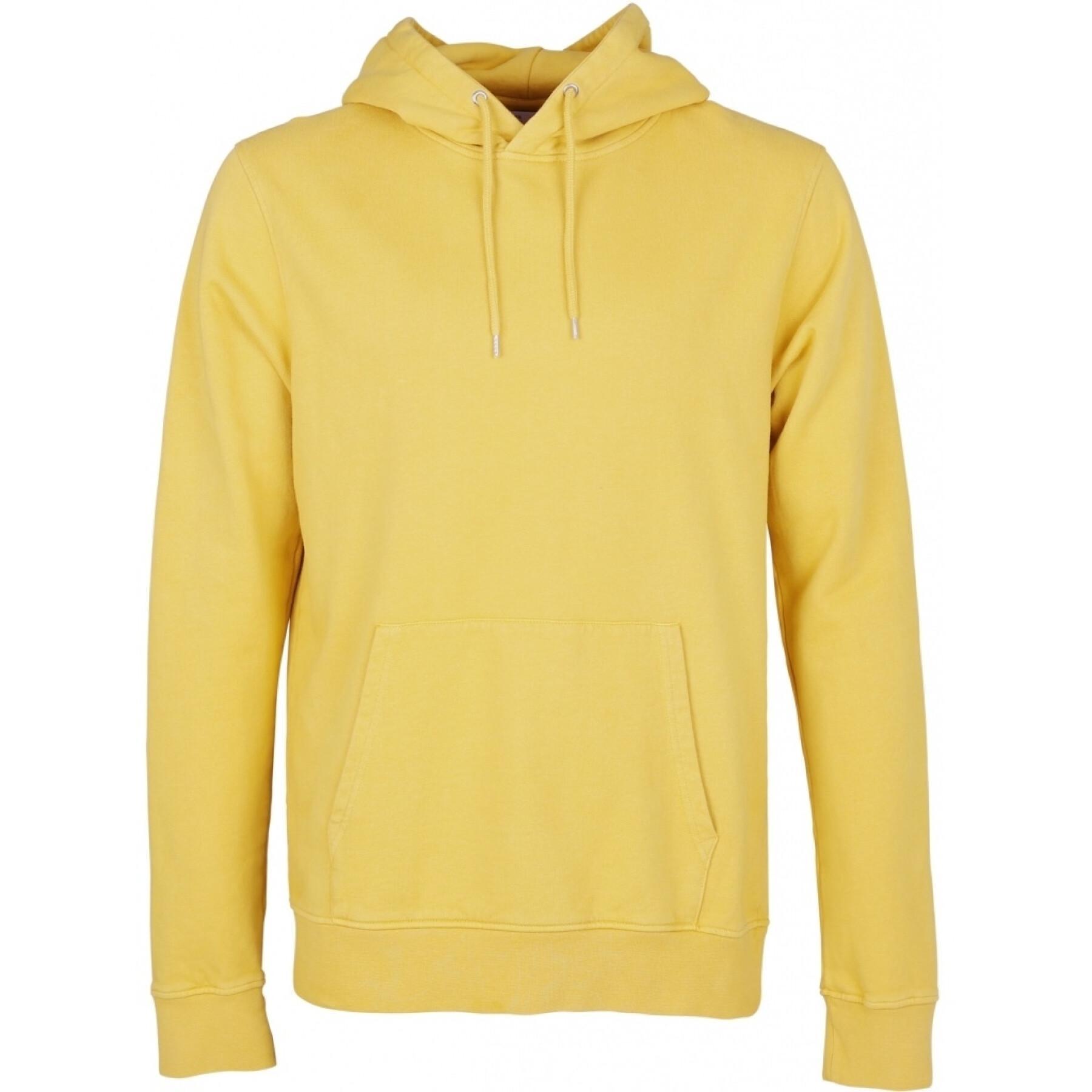 Hooded sweatshirt Colorful Standard Classic Organic lemon yellow