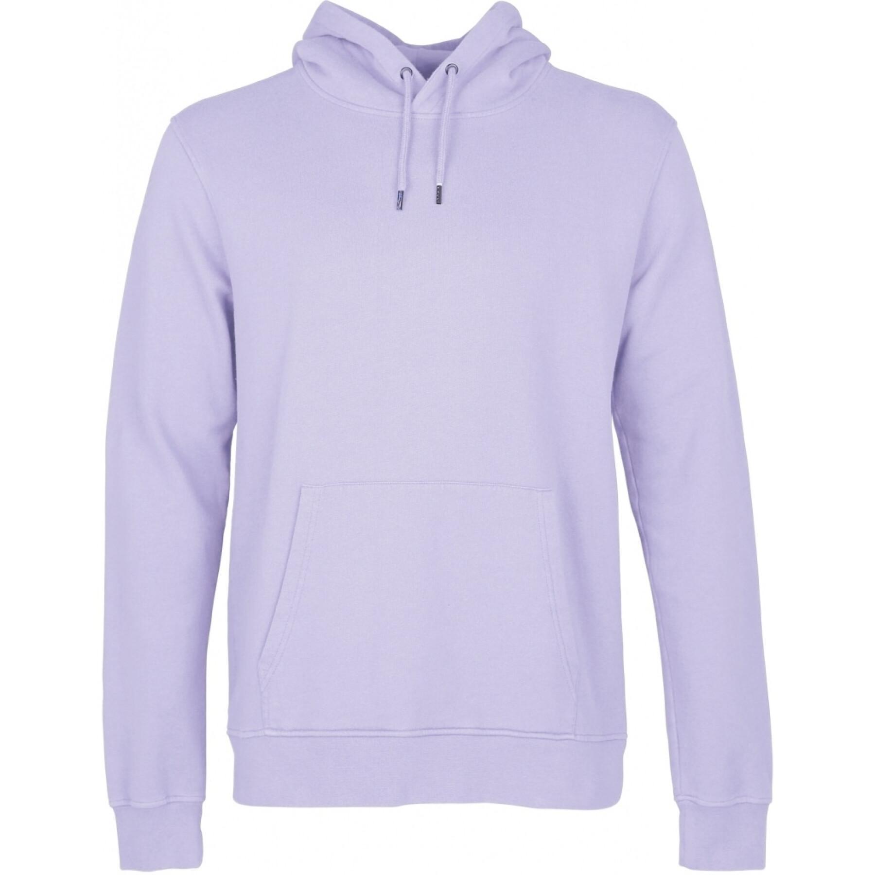 Hooded sweatshirt Colorful Standard Classic Organic soft lavender
