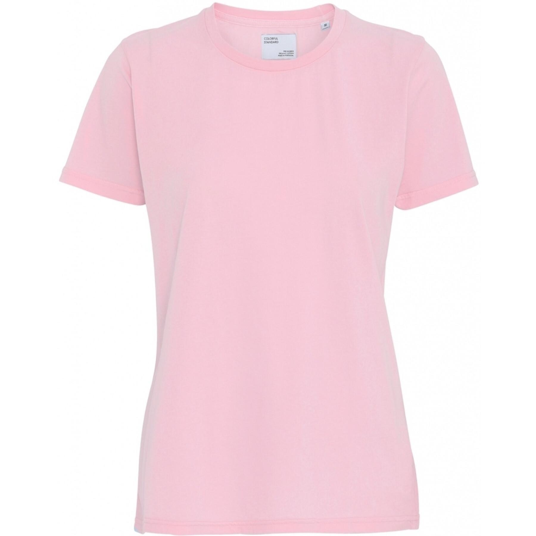 Dames-T-shirt Colorful Standard Light Organic flamingo pink