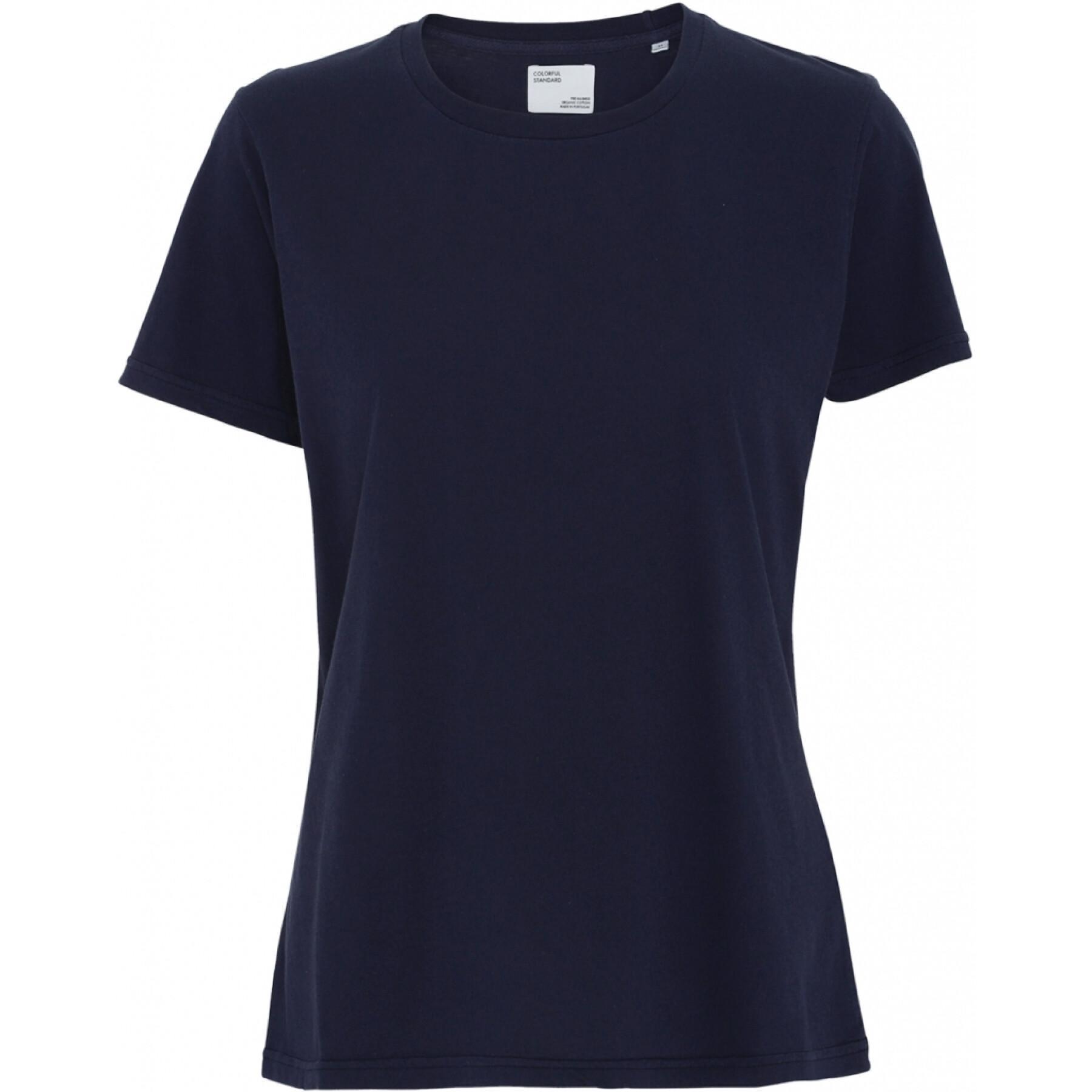 Dames-T-shirt Colorful Standard Light Organic navy blue