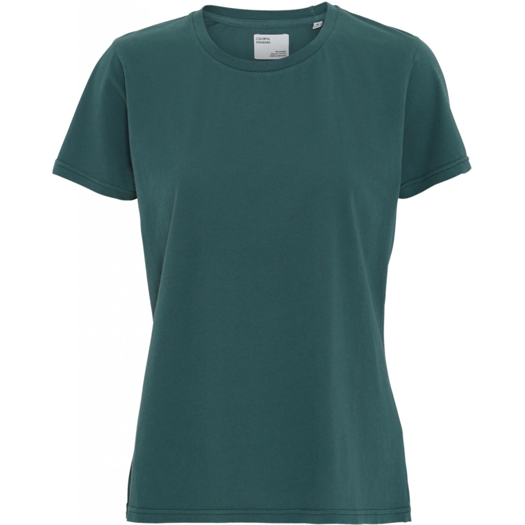 Dames-T-shirt Colorful Standard Light Organic ocean green