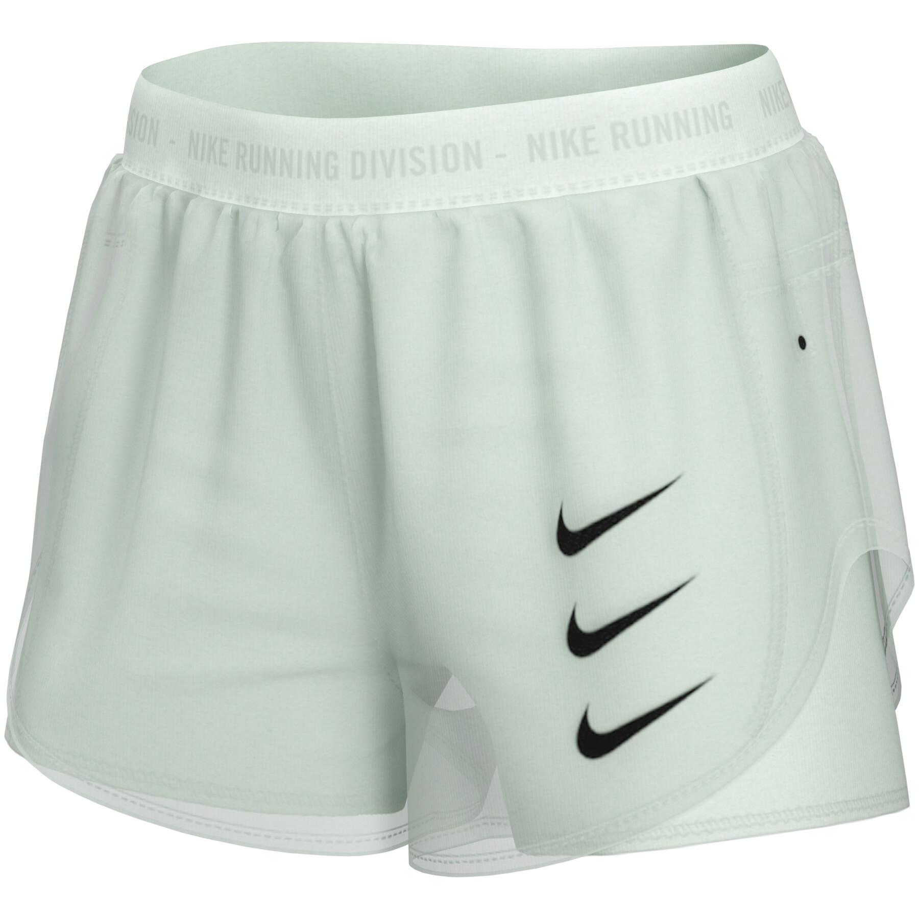 Dames shorts Nike Tempo Luxe Run Division