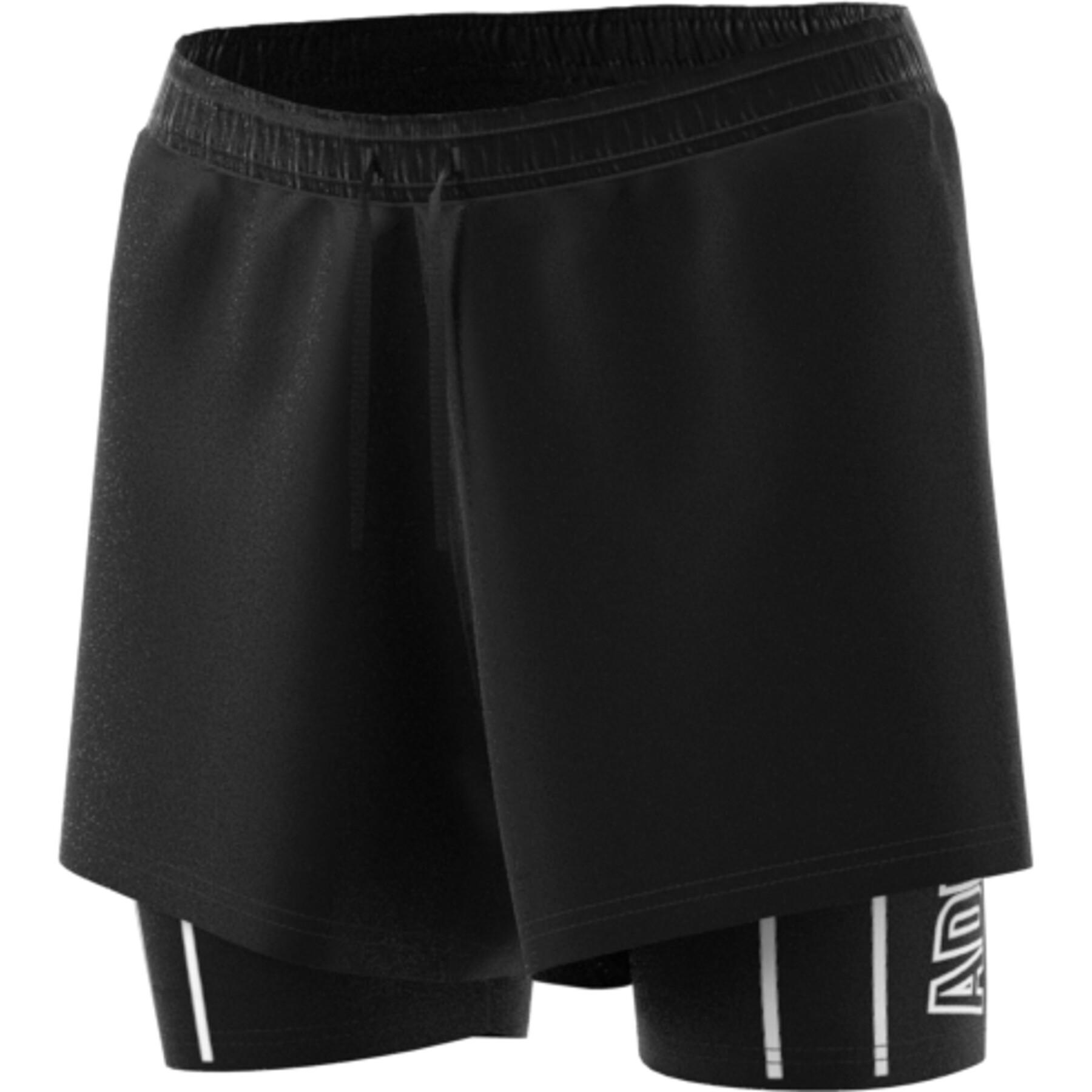 Dames shorts adidas Detachable Two-in-One