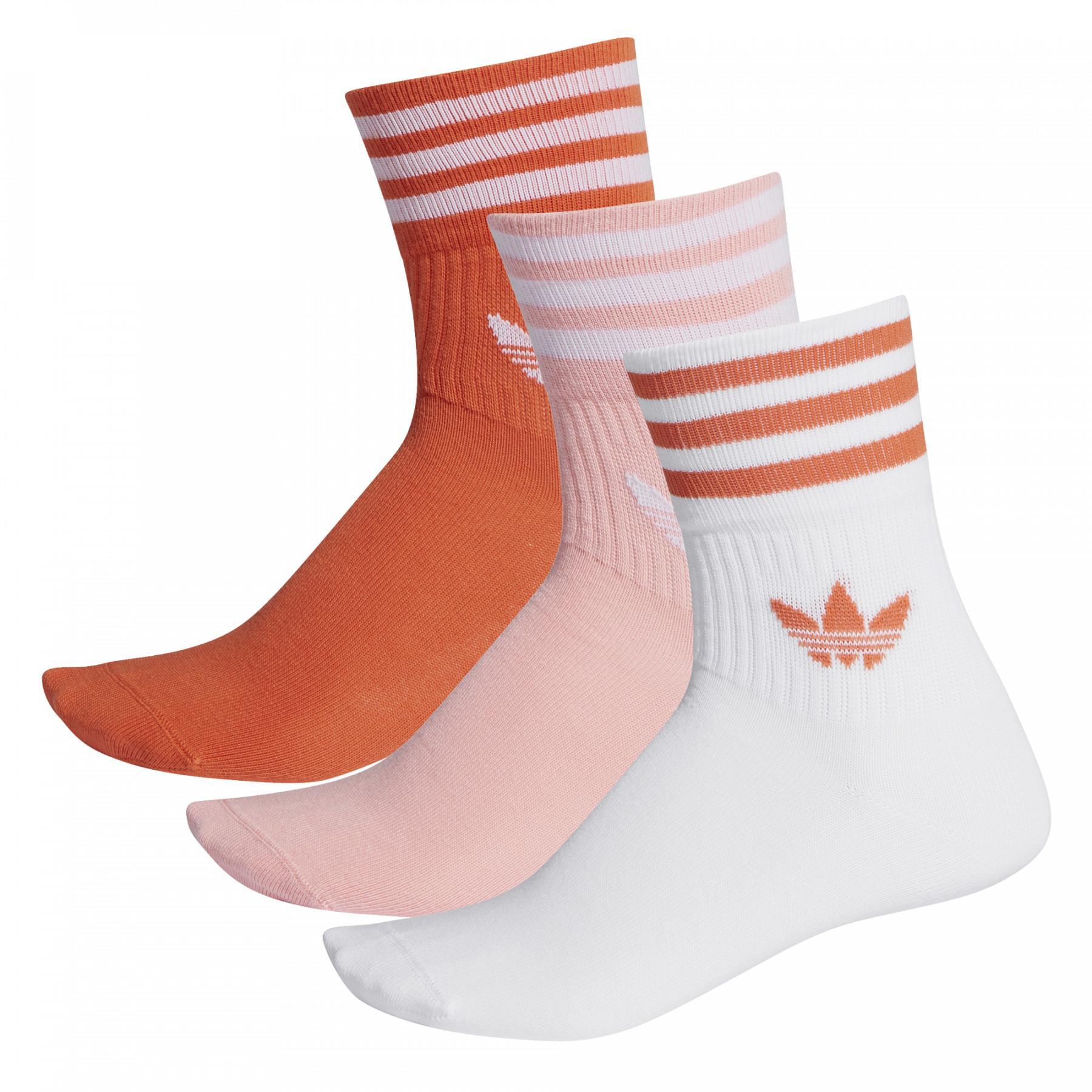Middenkuit sokken adidas originals (3 paires)