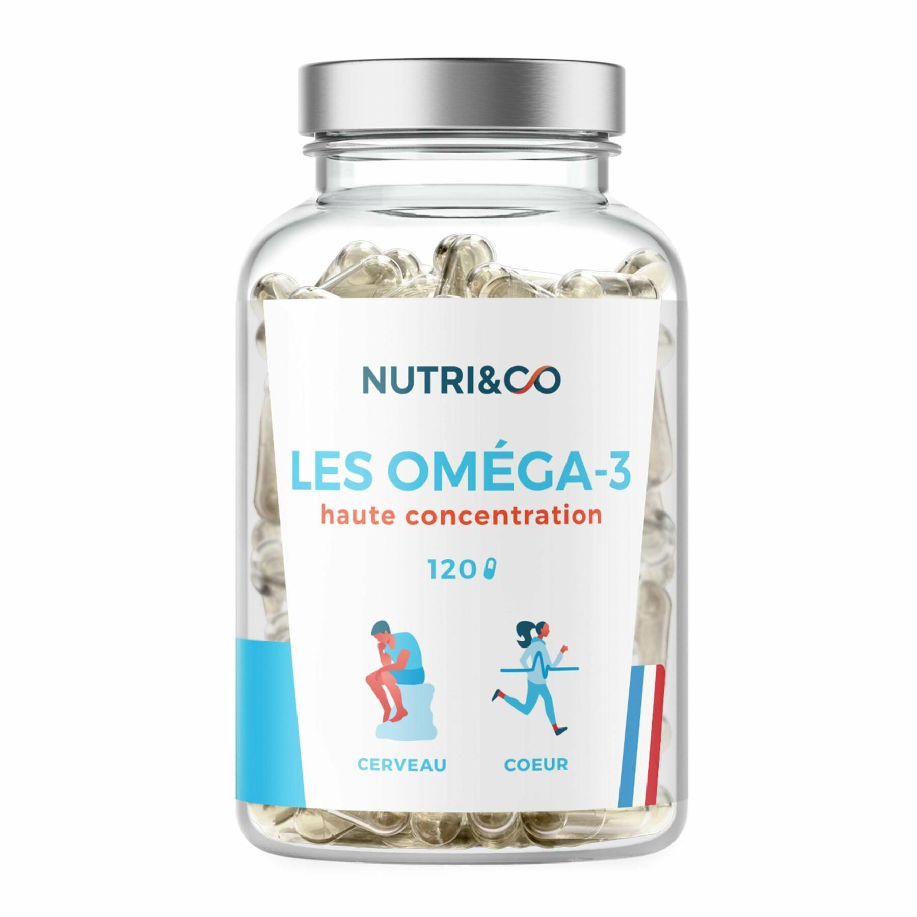 120 capsules omega 3 wilde visolie Nutri&Co