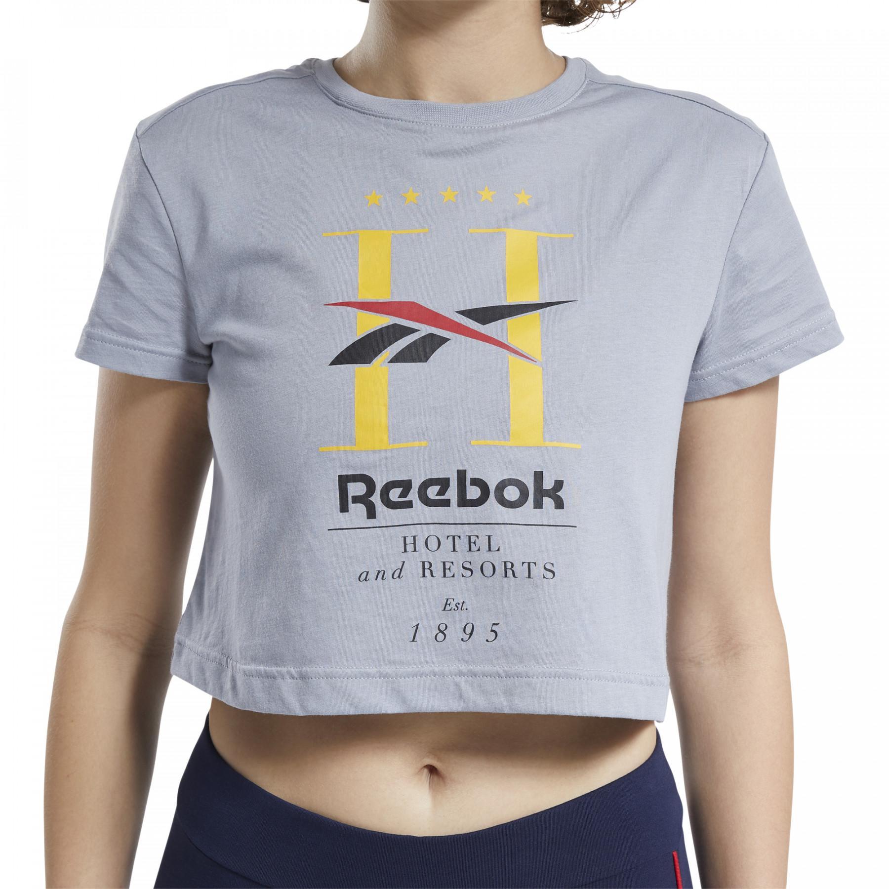 Crop T-shirt vrouw Reebok Classics Hotel