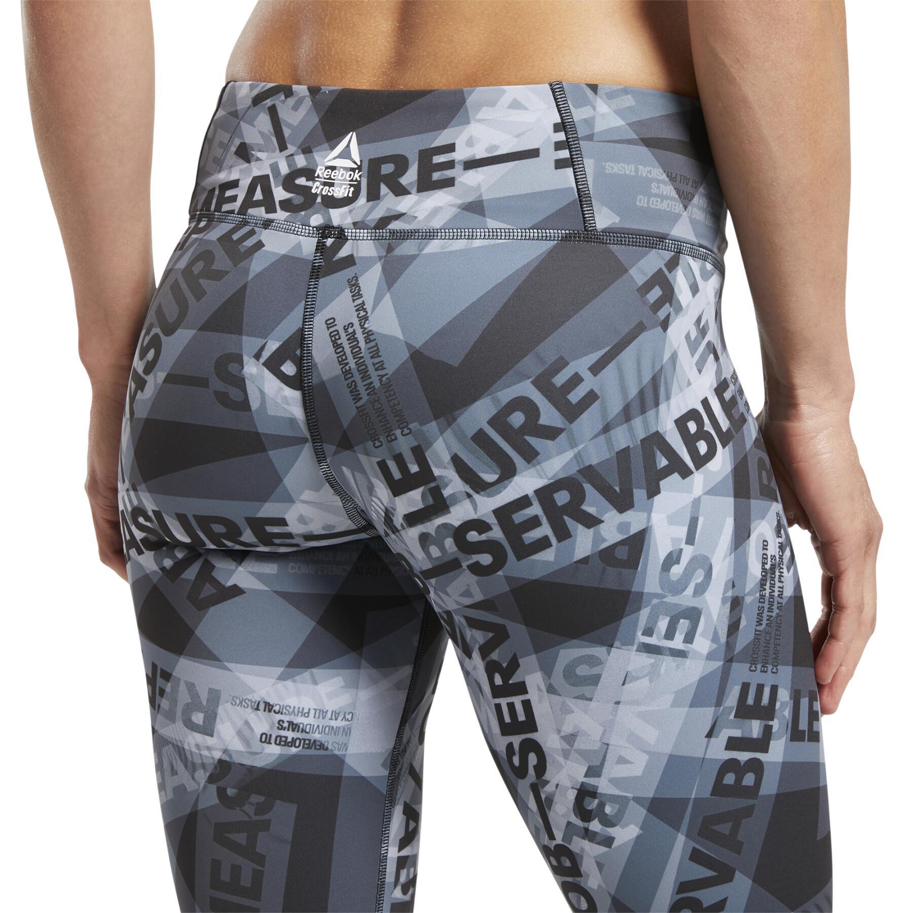 Dames legging Reebok CrossFit® Lux Bold Taped Imprimé
