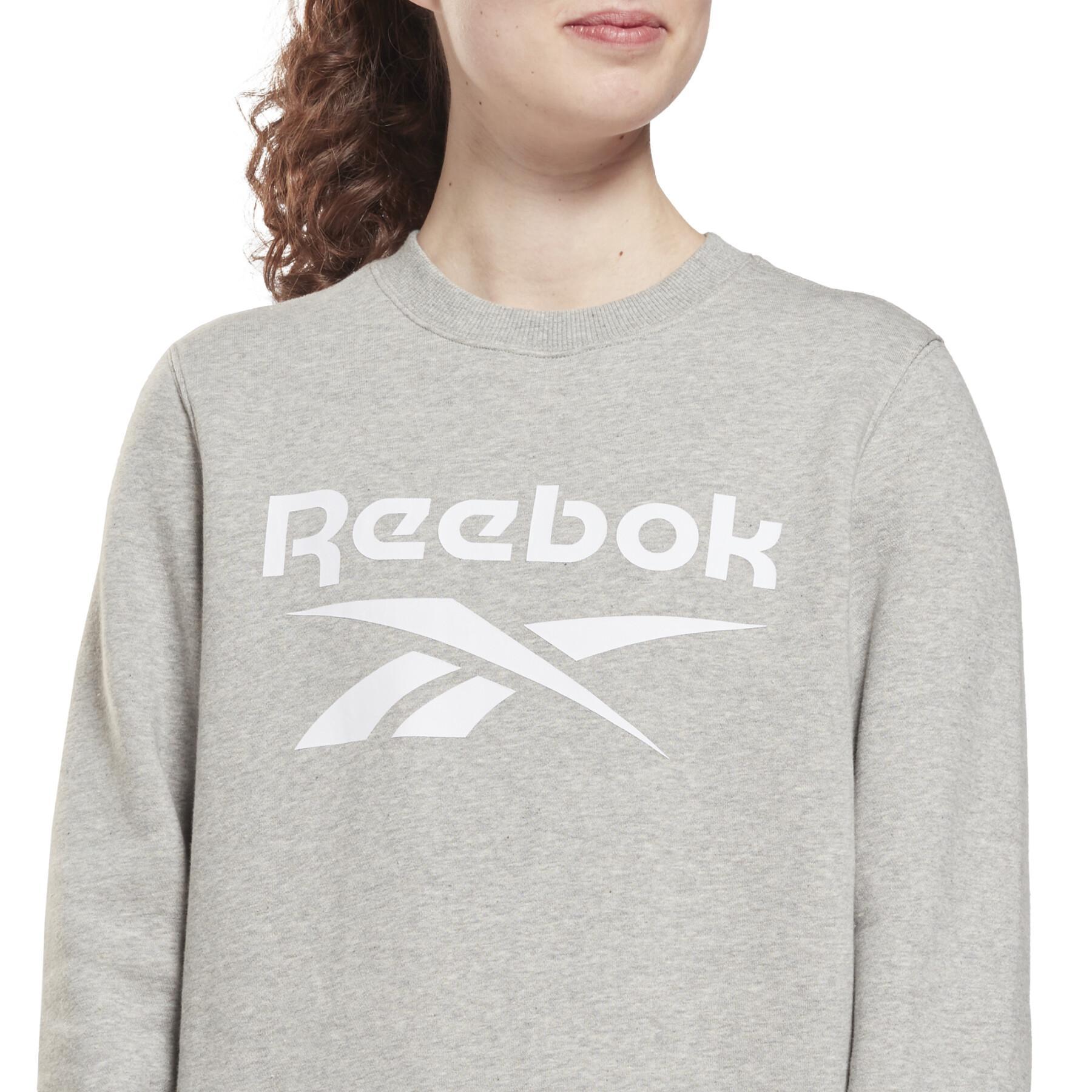 Damesfleece sweatshirt Reebok Crewneck Identity Logo