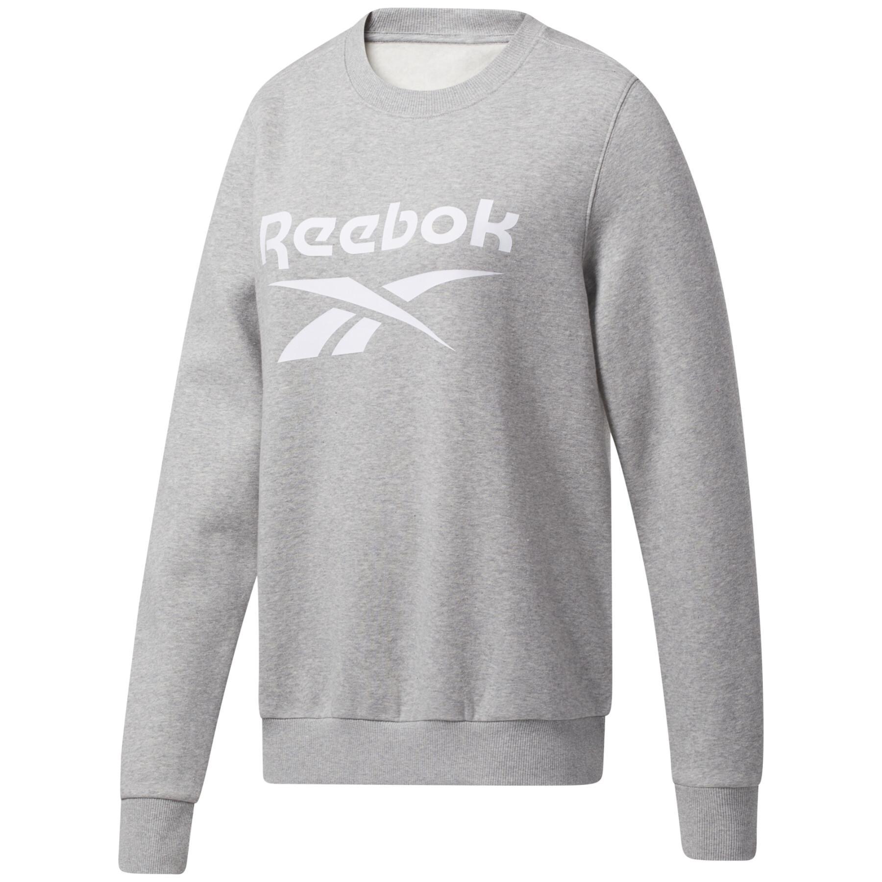 Damesfleece sweatshirt Reebok Crewneck Identity Logo