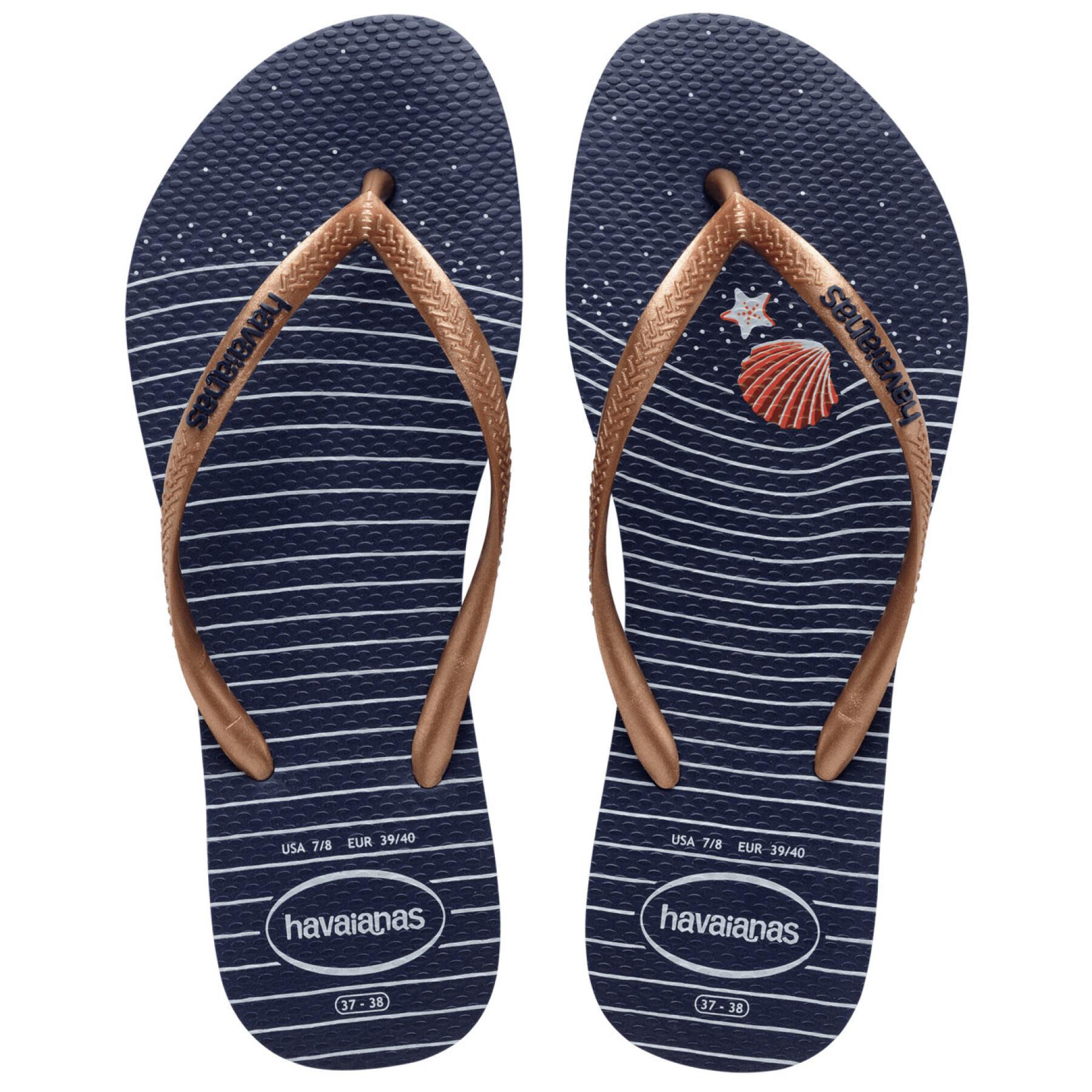 Dames slippers Havaianas Slim Nautical