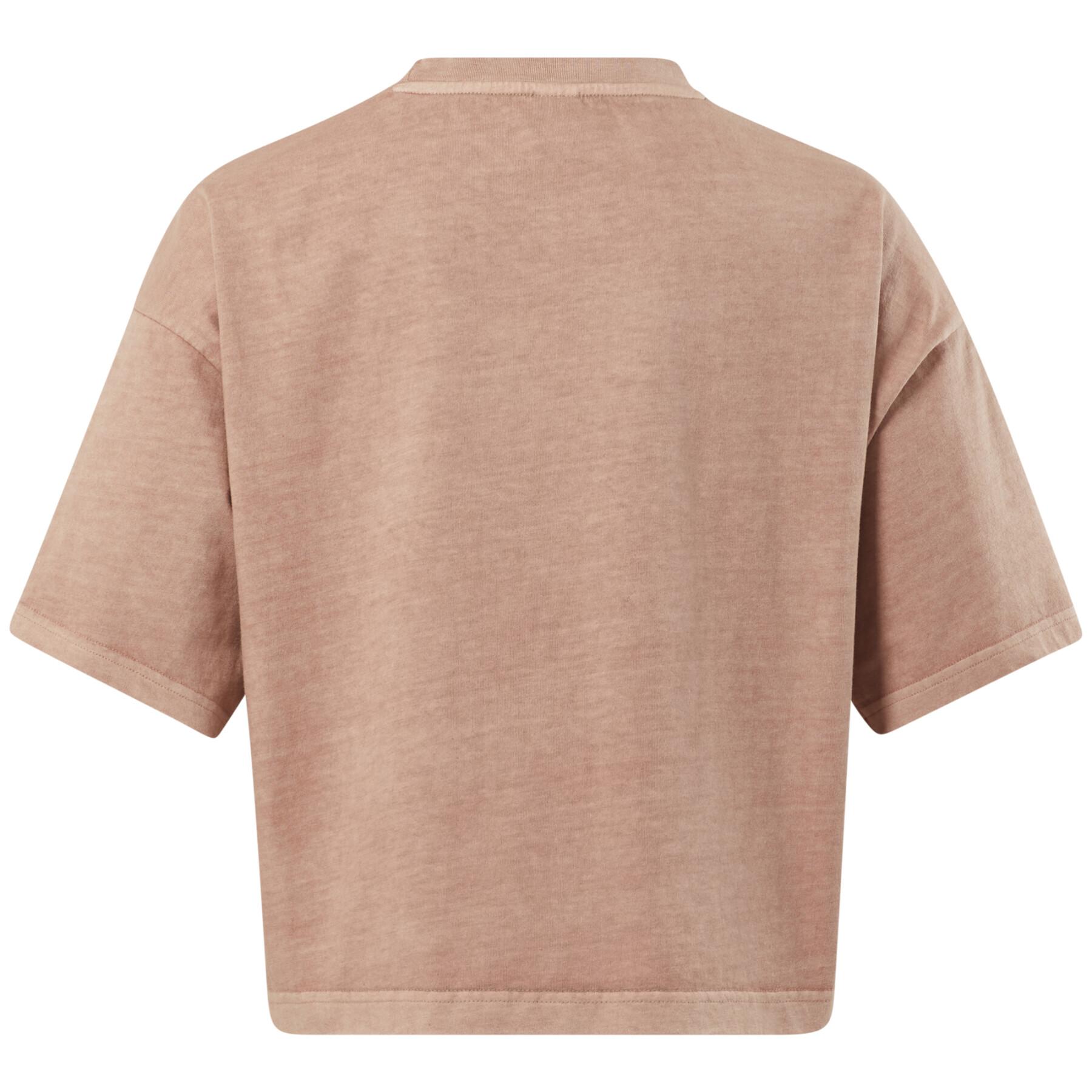 Dames-T-shirt Reebok Classics Natural Dye Cropped