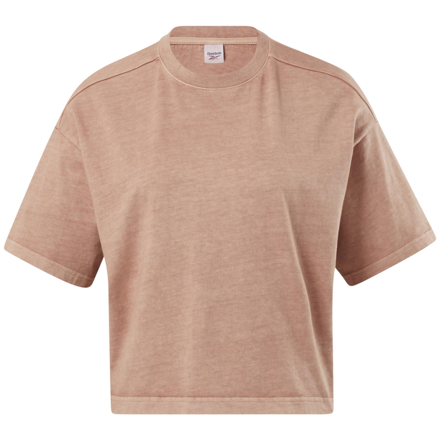 Dames-T-shirt Reebok Classics Natural Dye Cropped