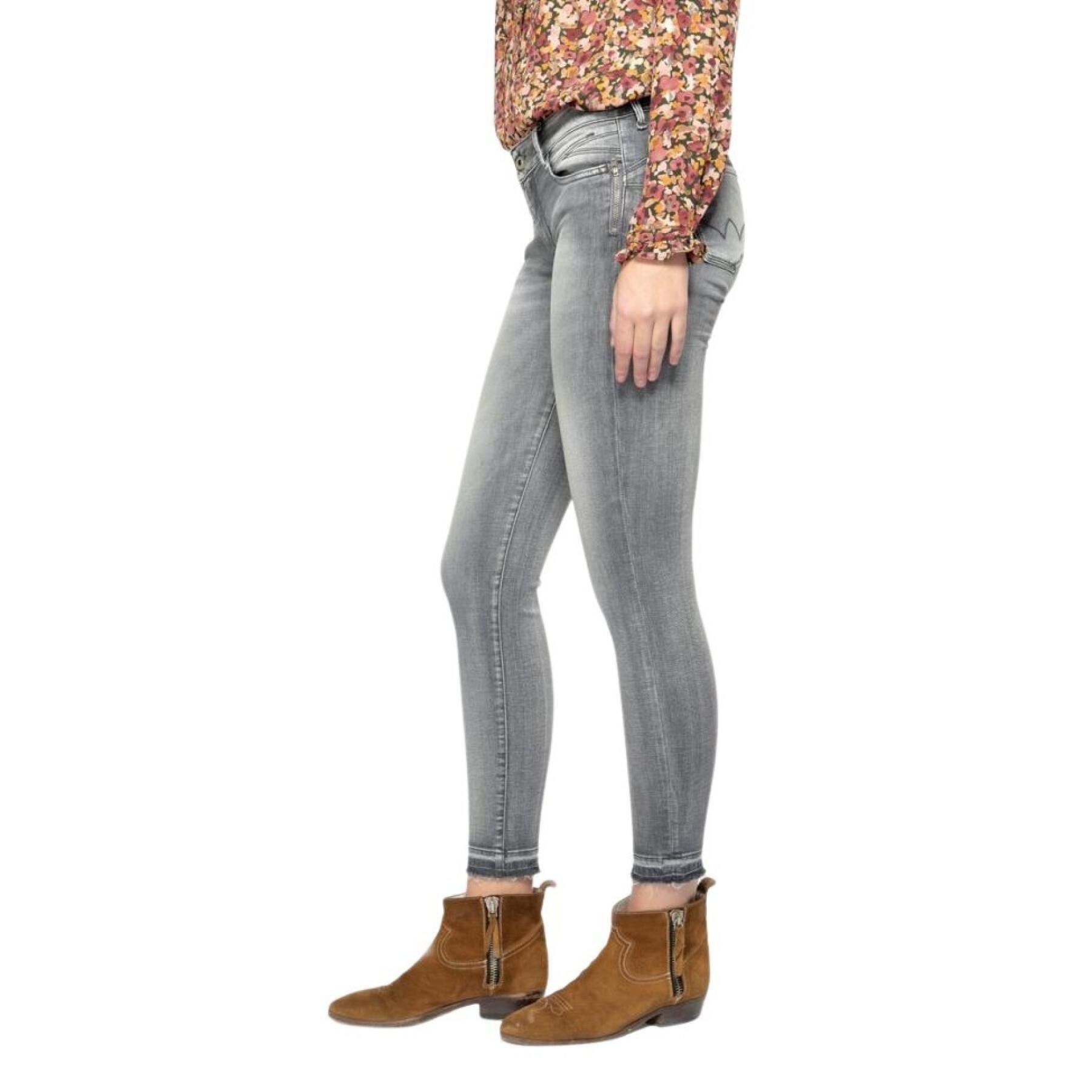 Slim jeans voor dames Le temps des cerises Forli pulp
