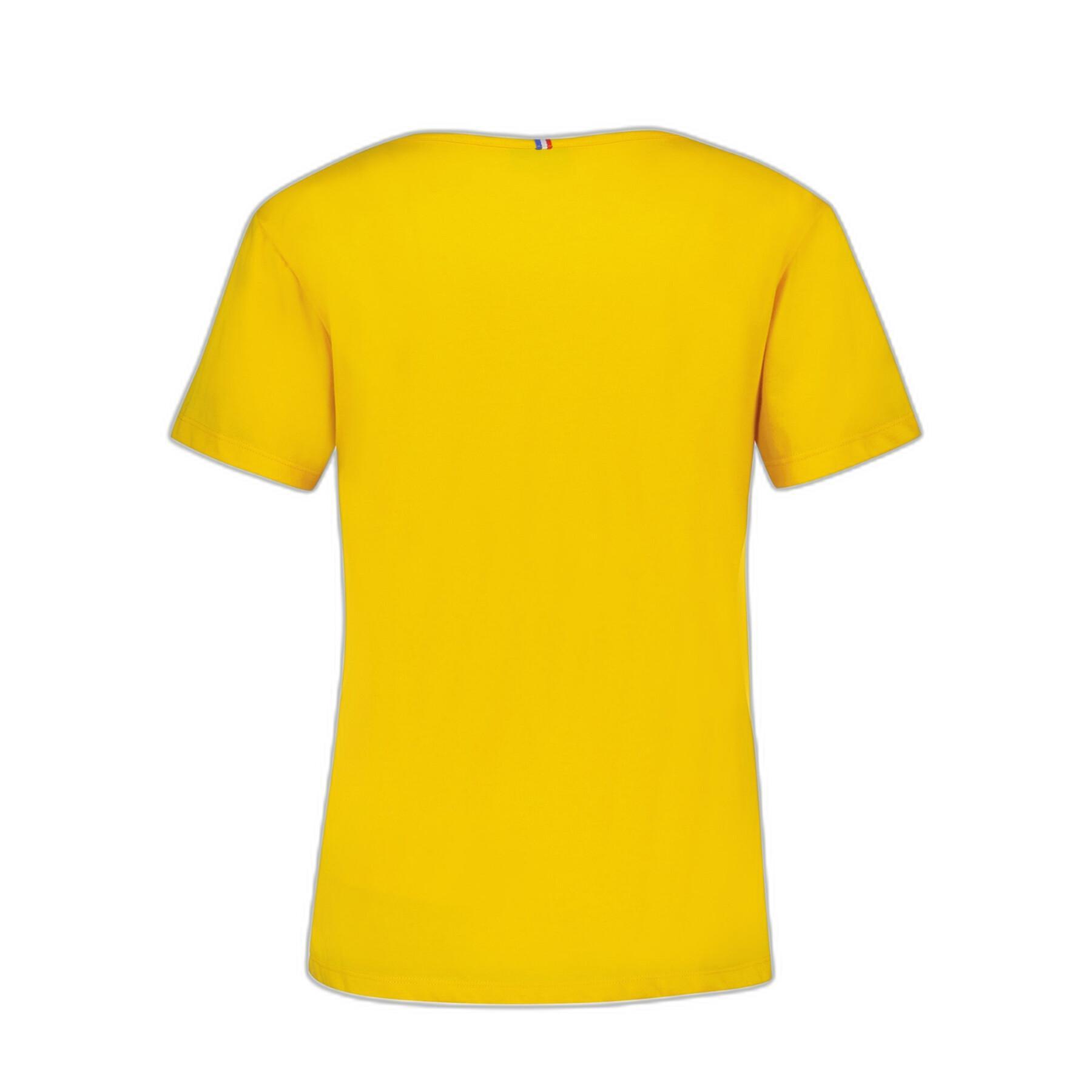 Dames-T-shirt met v-hals Le Coq Sportif Essentiels N°2