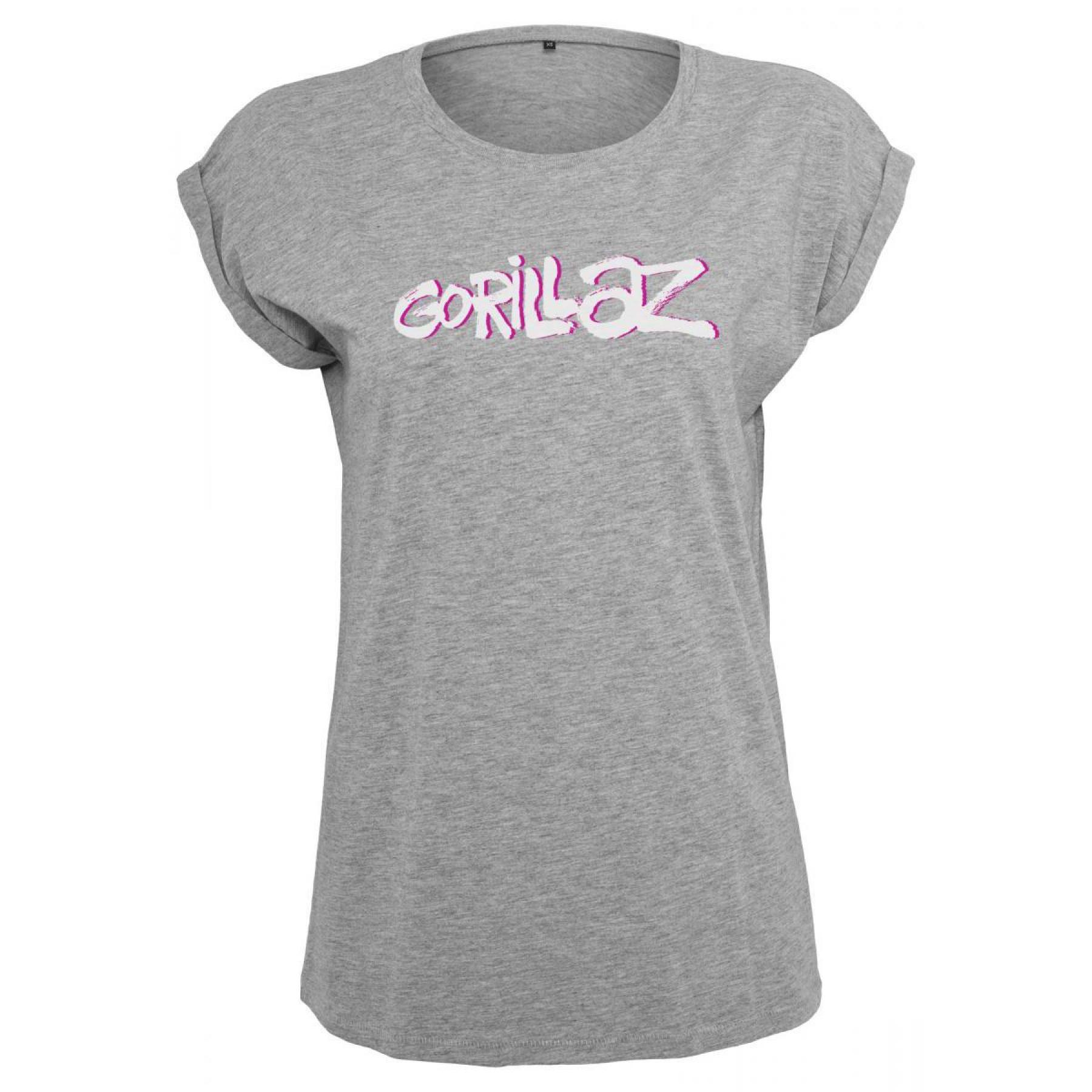 T-shirt vrouw Stedelijke Klassieke gorillaz logo