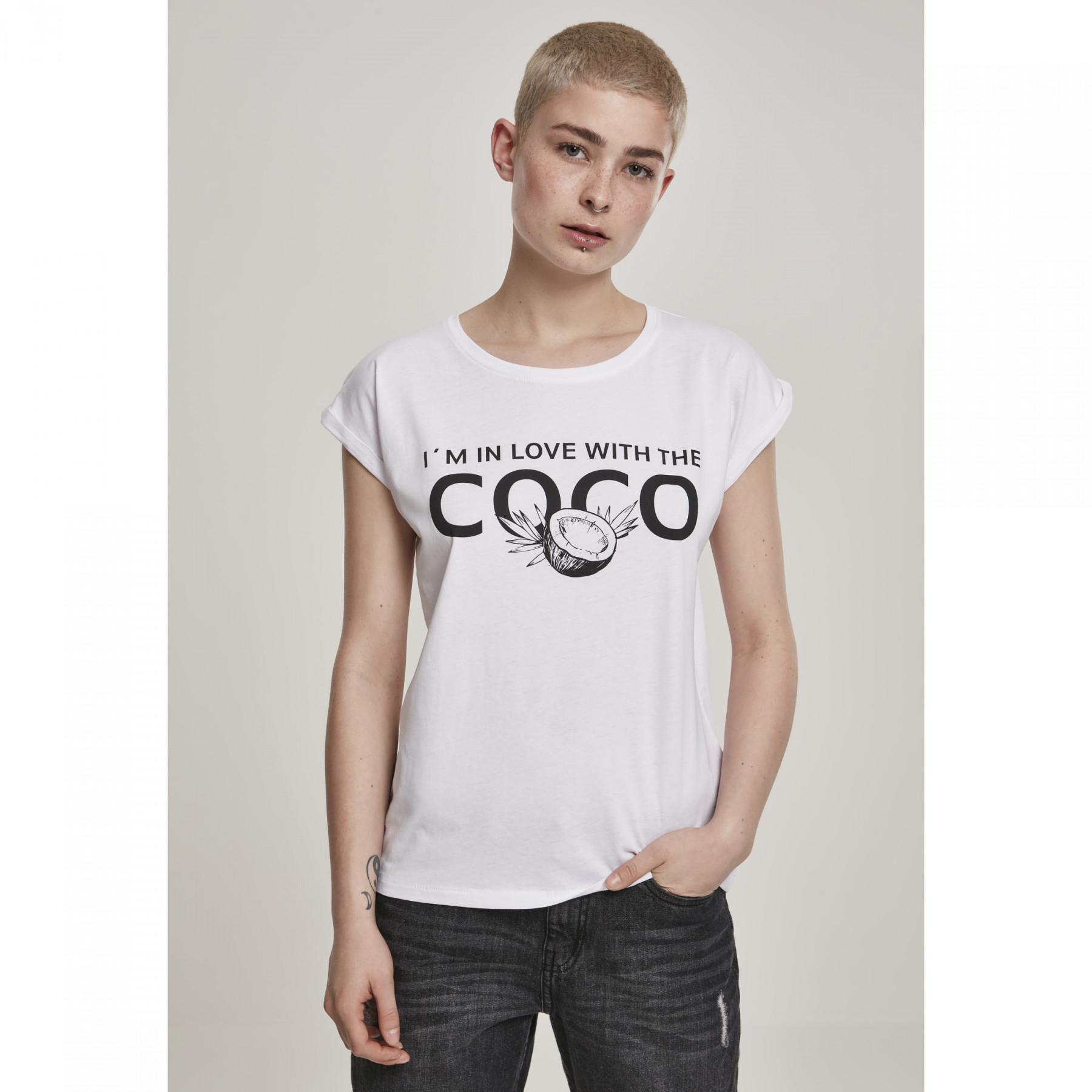 Dames-T-shirt Mister Tee coco