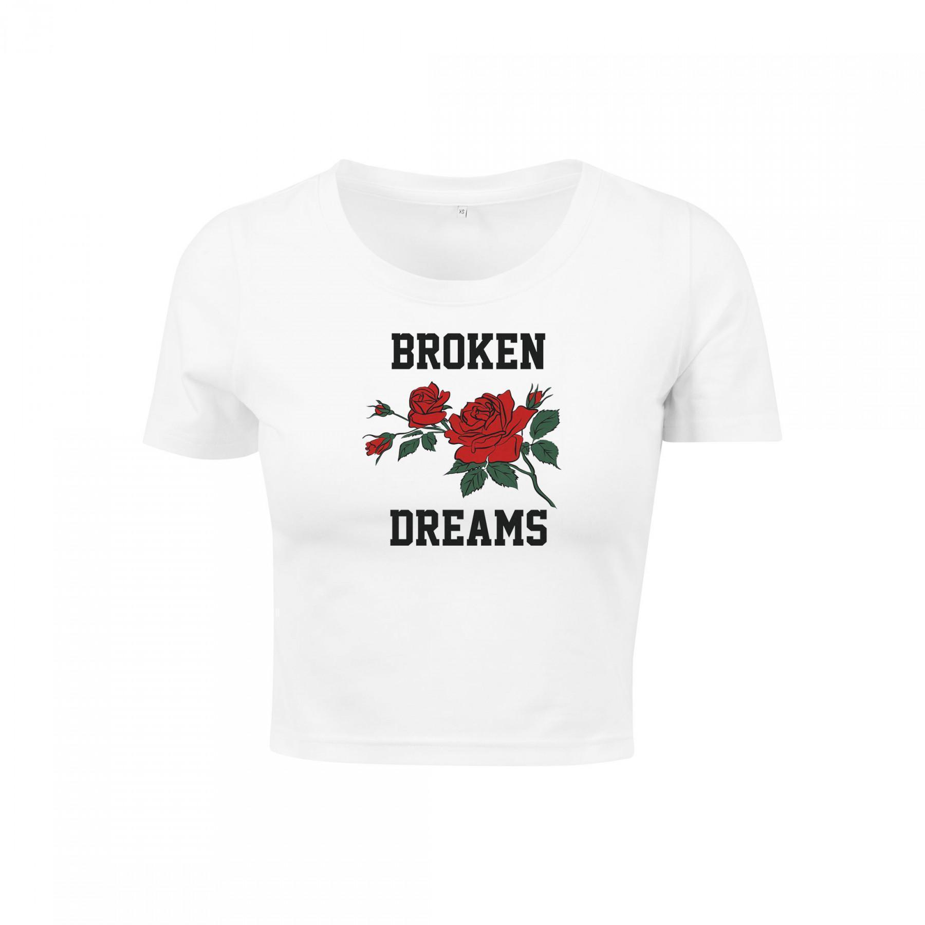 Dames-T-shirt Mister Tee broken dream
