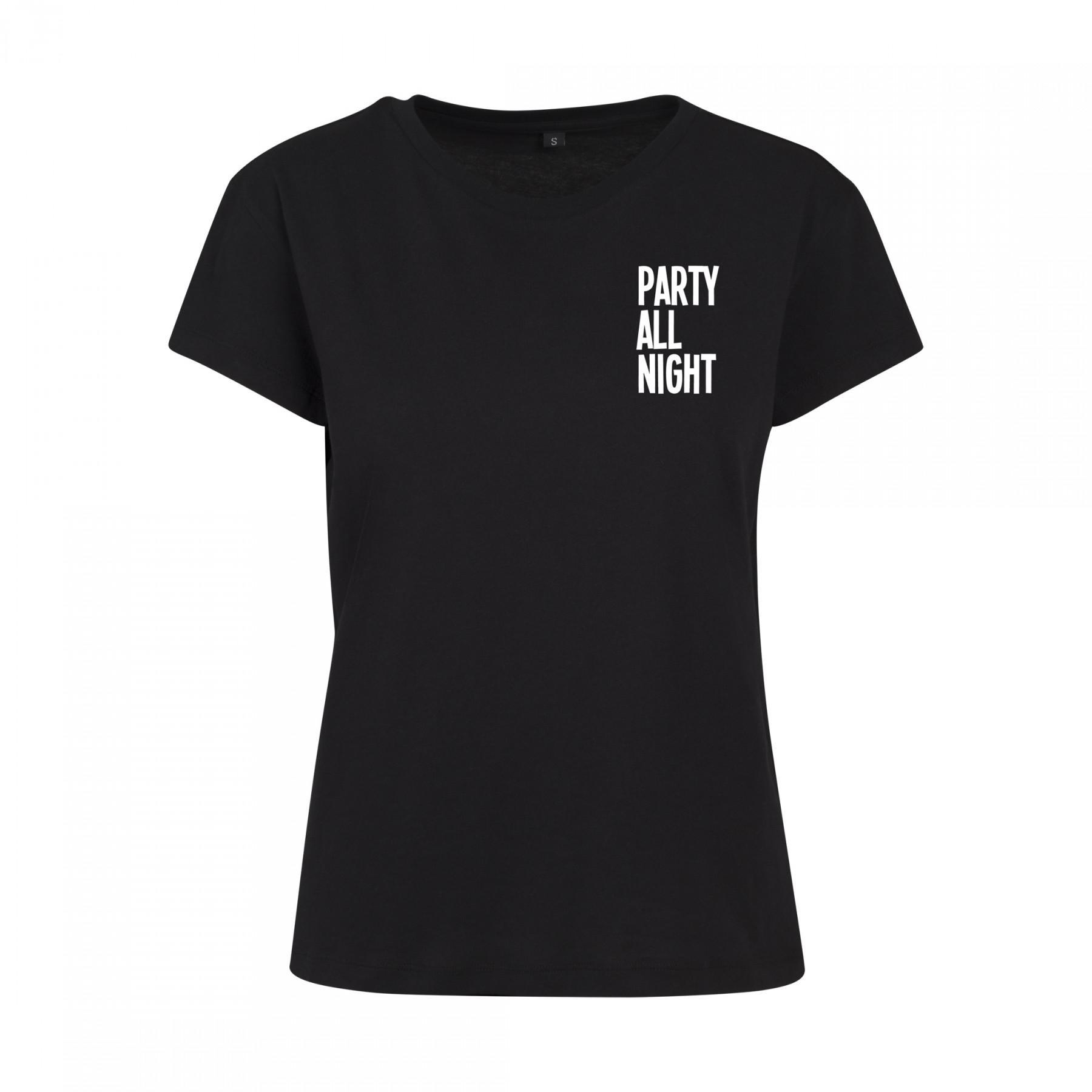 Dames-T-shirt Mister Tee femme party all night