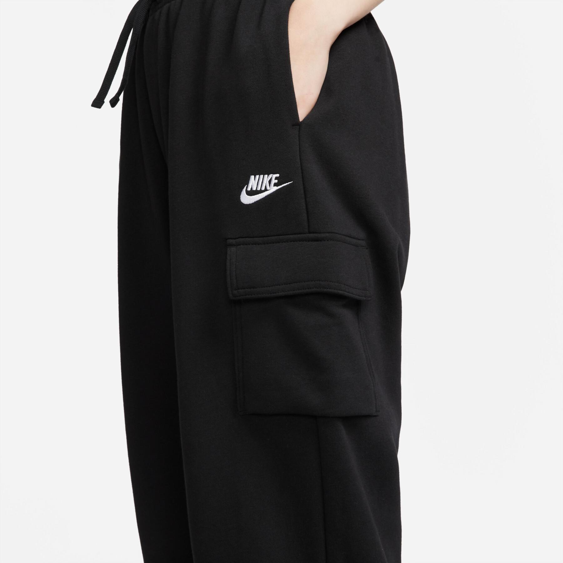 Dames fleece cargo broek Nike Sportswear Club