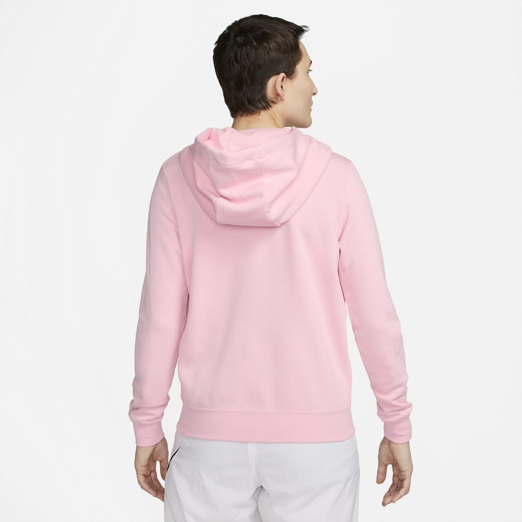 Sweatshirt capuchon met volledige rits voor vrouwen Nike Club Fleece STD