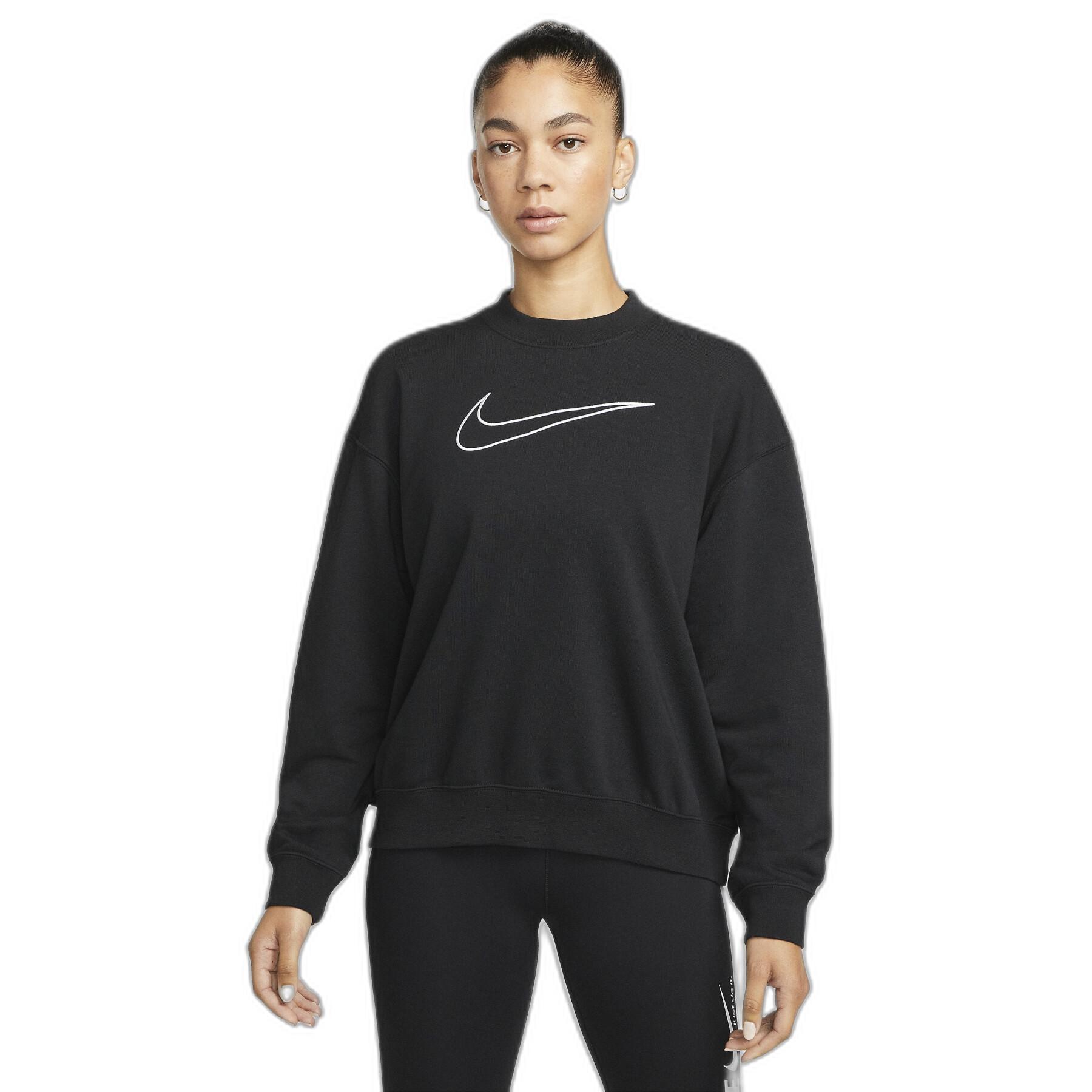 Sweatshirt dameskleding met ronde hals Nike Dri-Fit GT FT GX Essential
