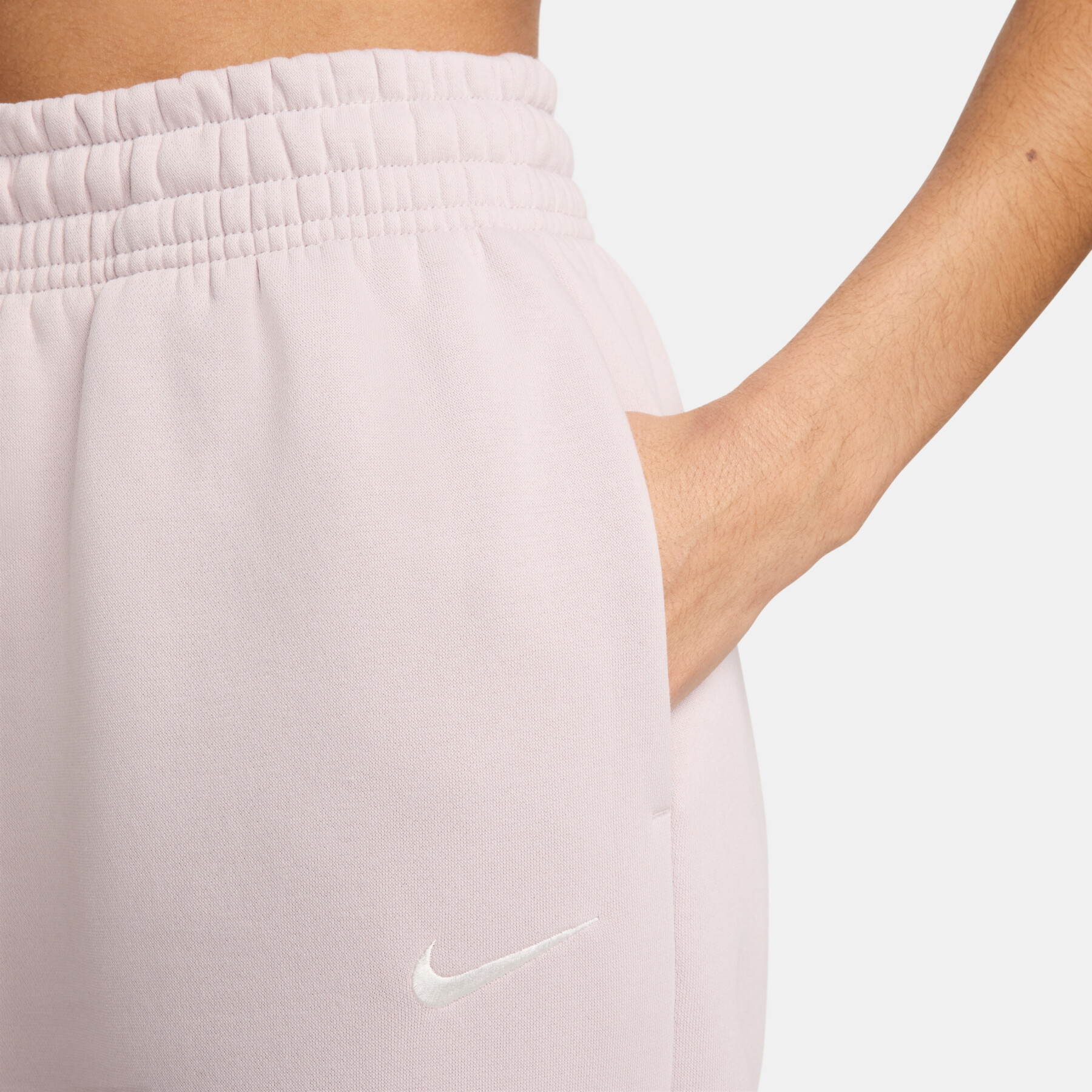 Dames oversized joggingbroek met hoge taille Nike Phoenix Fleece