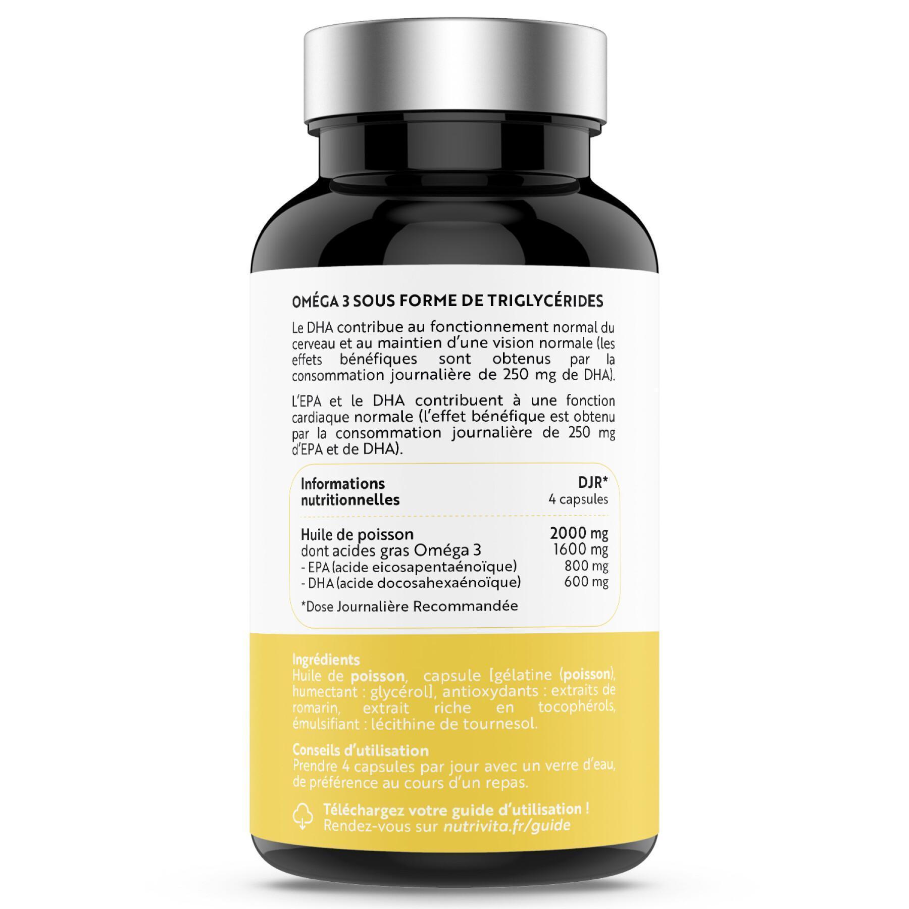 Omega 3 voedingssupplement - 120 capsules Nutrivita