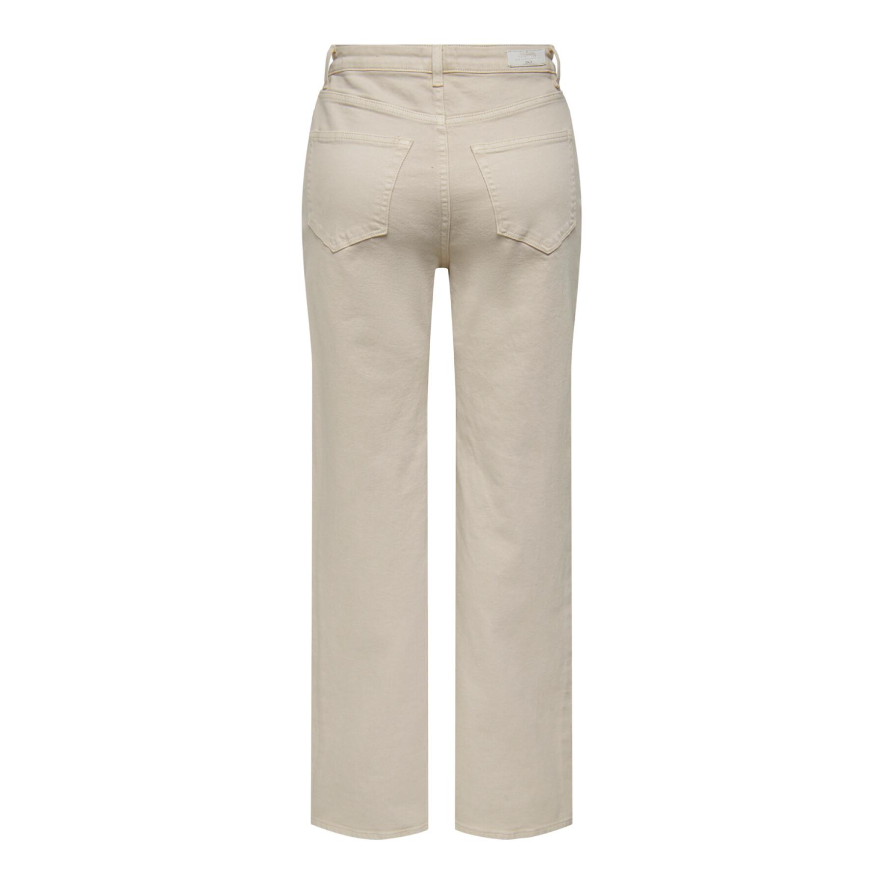 Jeans grote hoge taille vrouw Only Juicy Rea