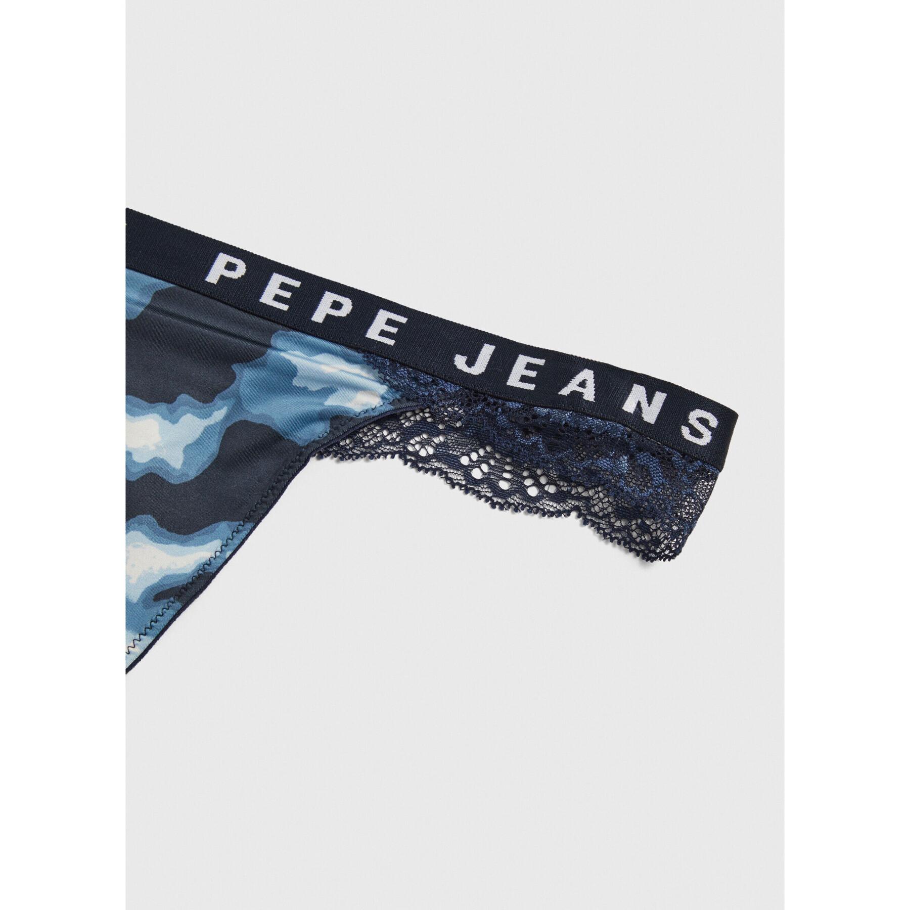 Dames string Pepe Jeans Camo