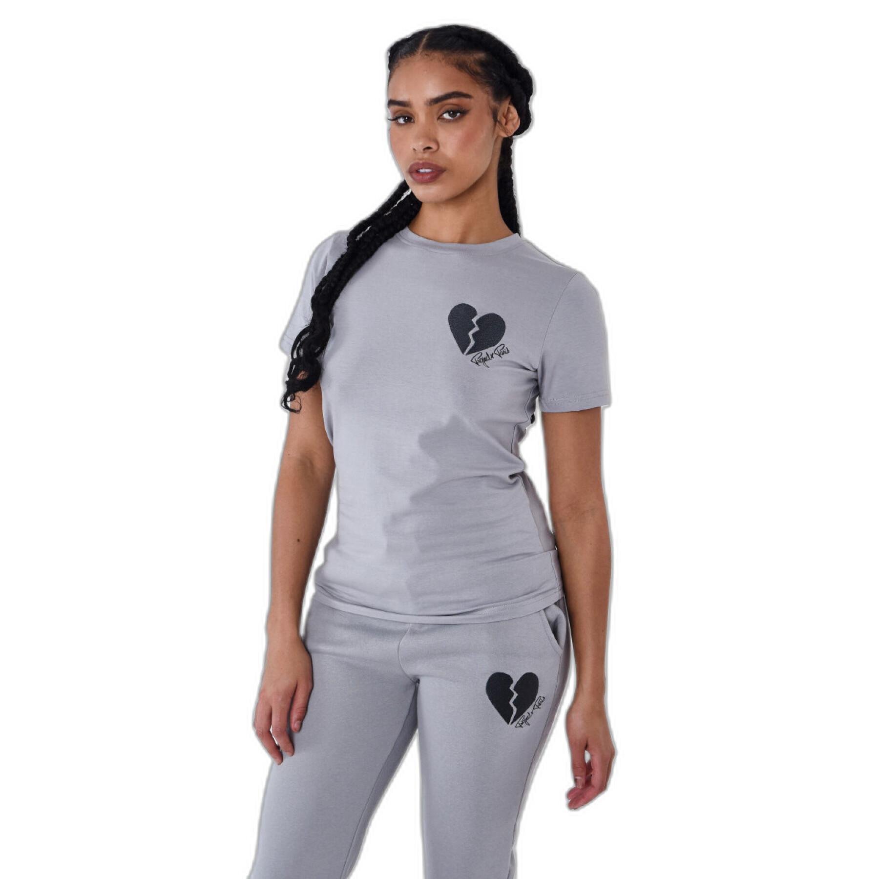 T-shirt met gebroken hart van vrouw Project X Paris