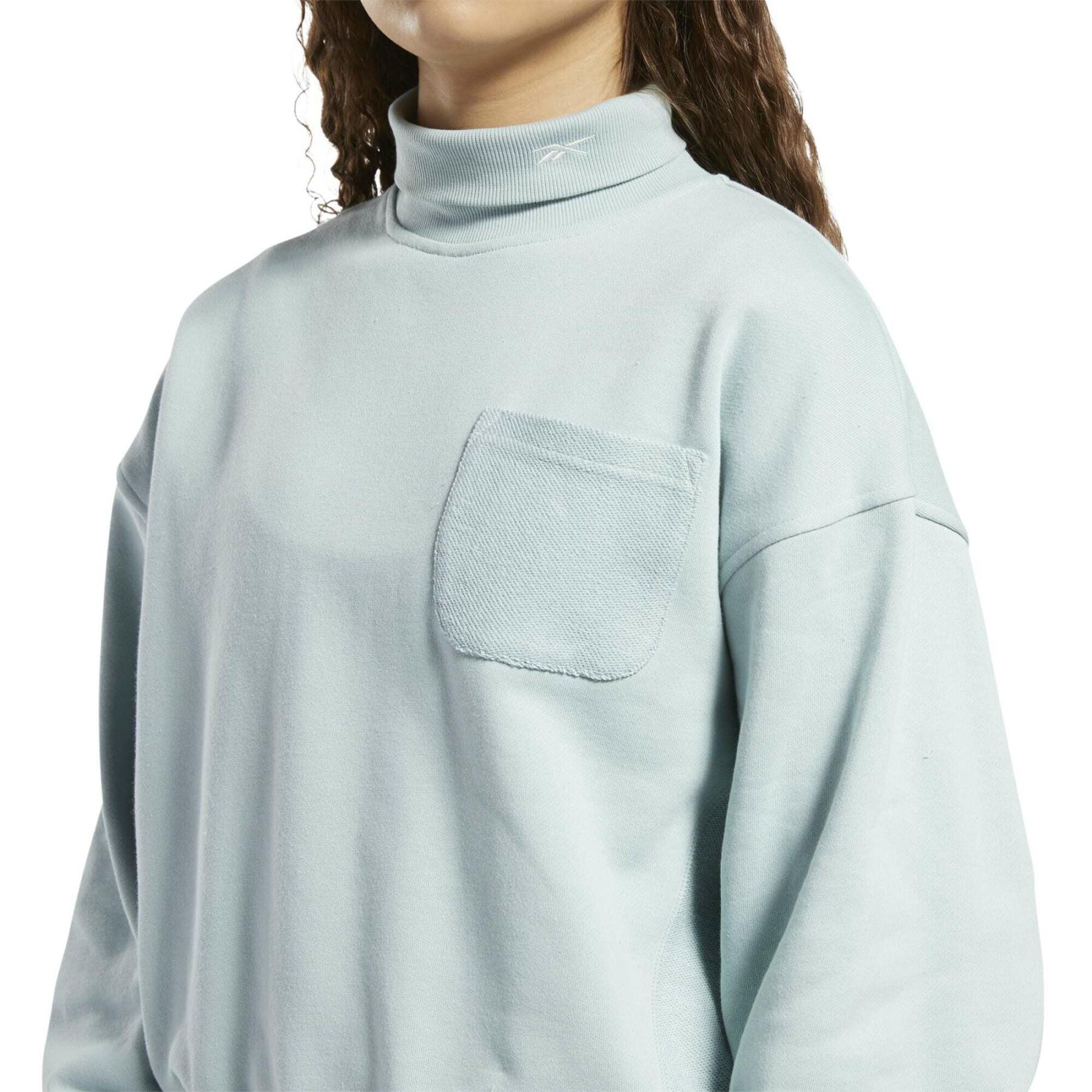 Dames sweatshirt van katoen en fleece Reebok Classics