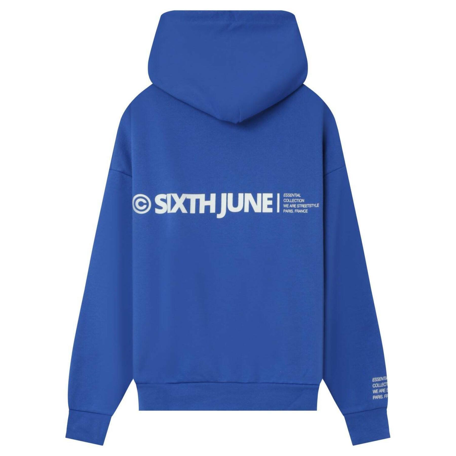 Damesoversized hoodie Sixth June Basic Printed