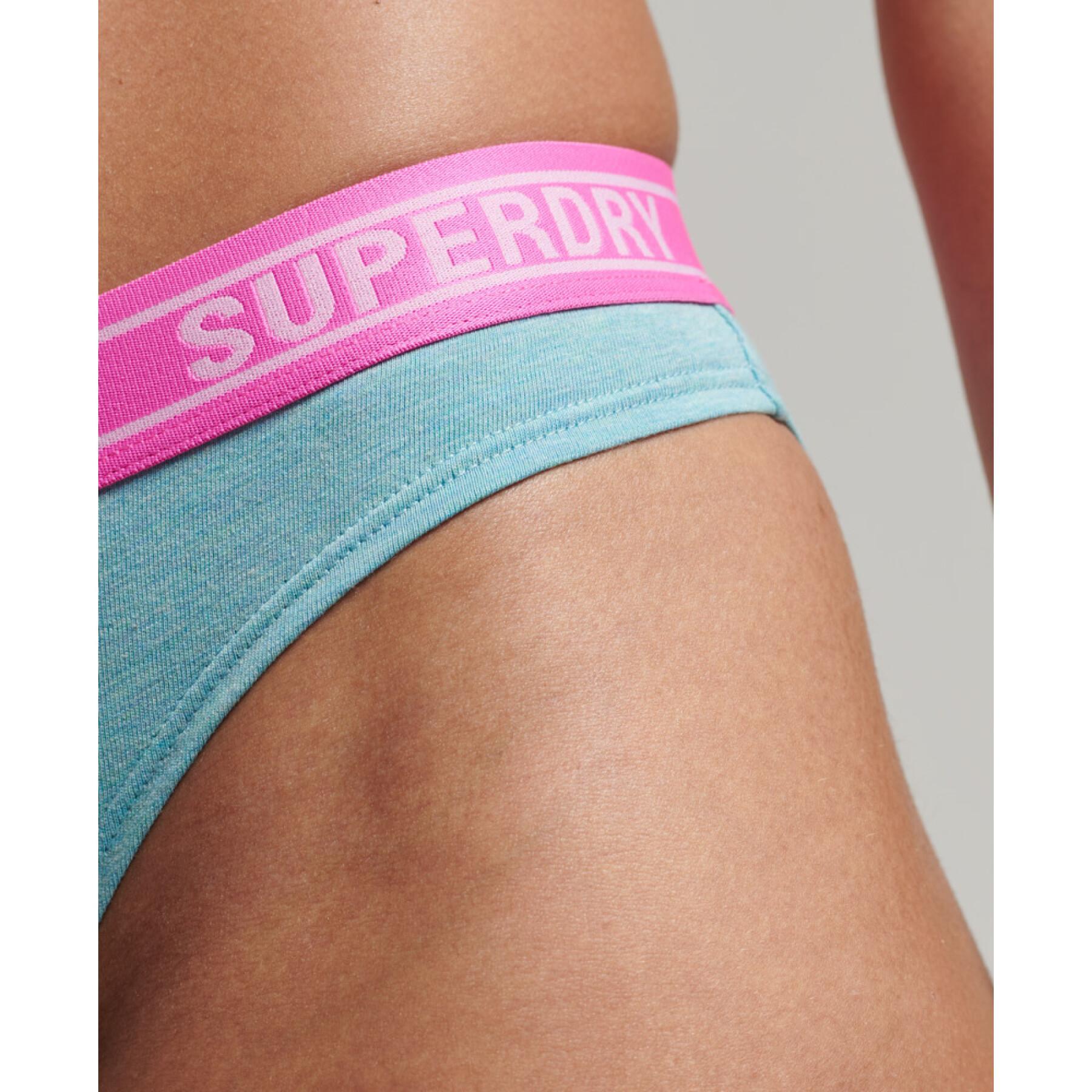 Damesslipjes Superdry Multi Logo