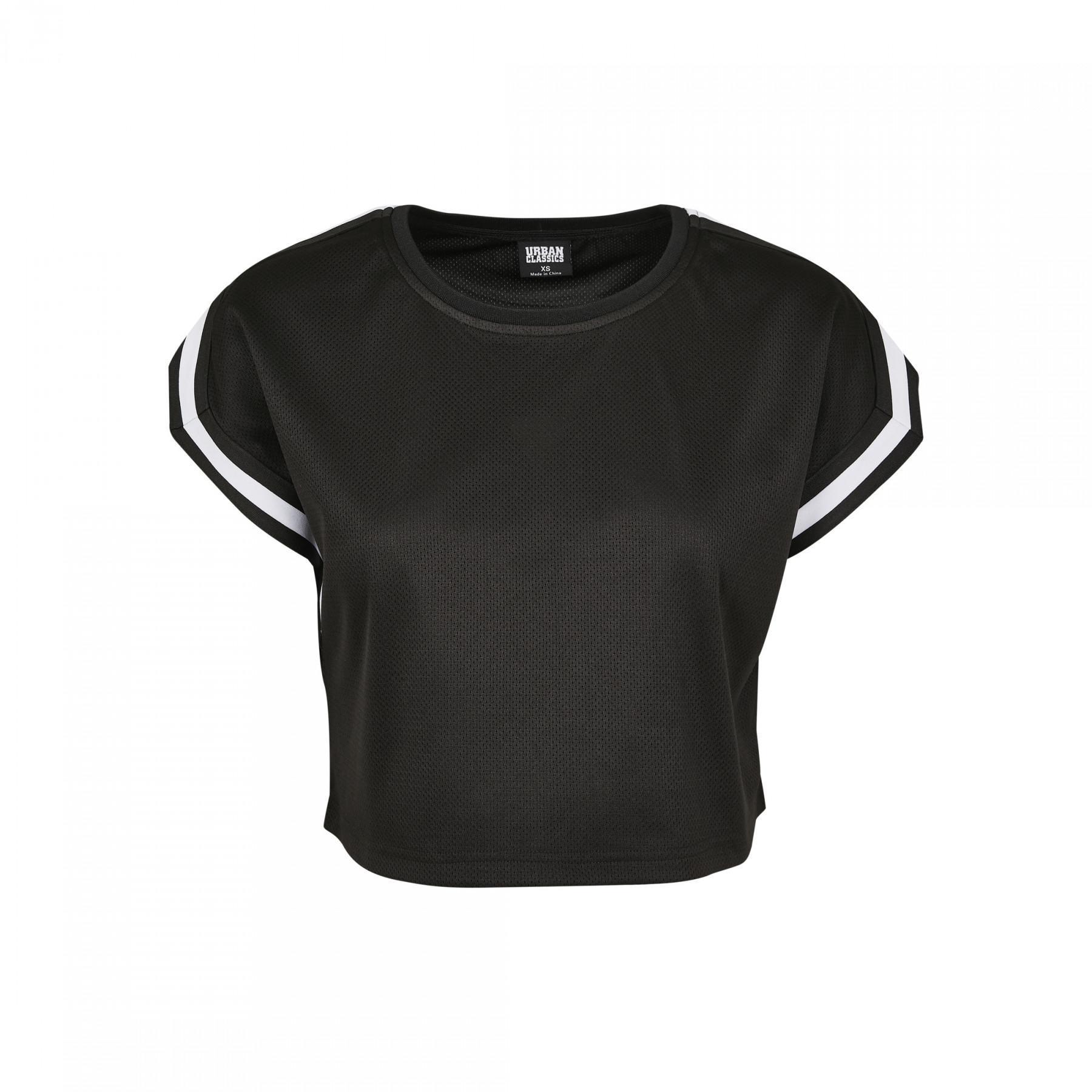 Woman's Urban Klassiek verlengd mesh T-shirt